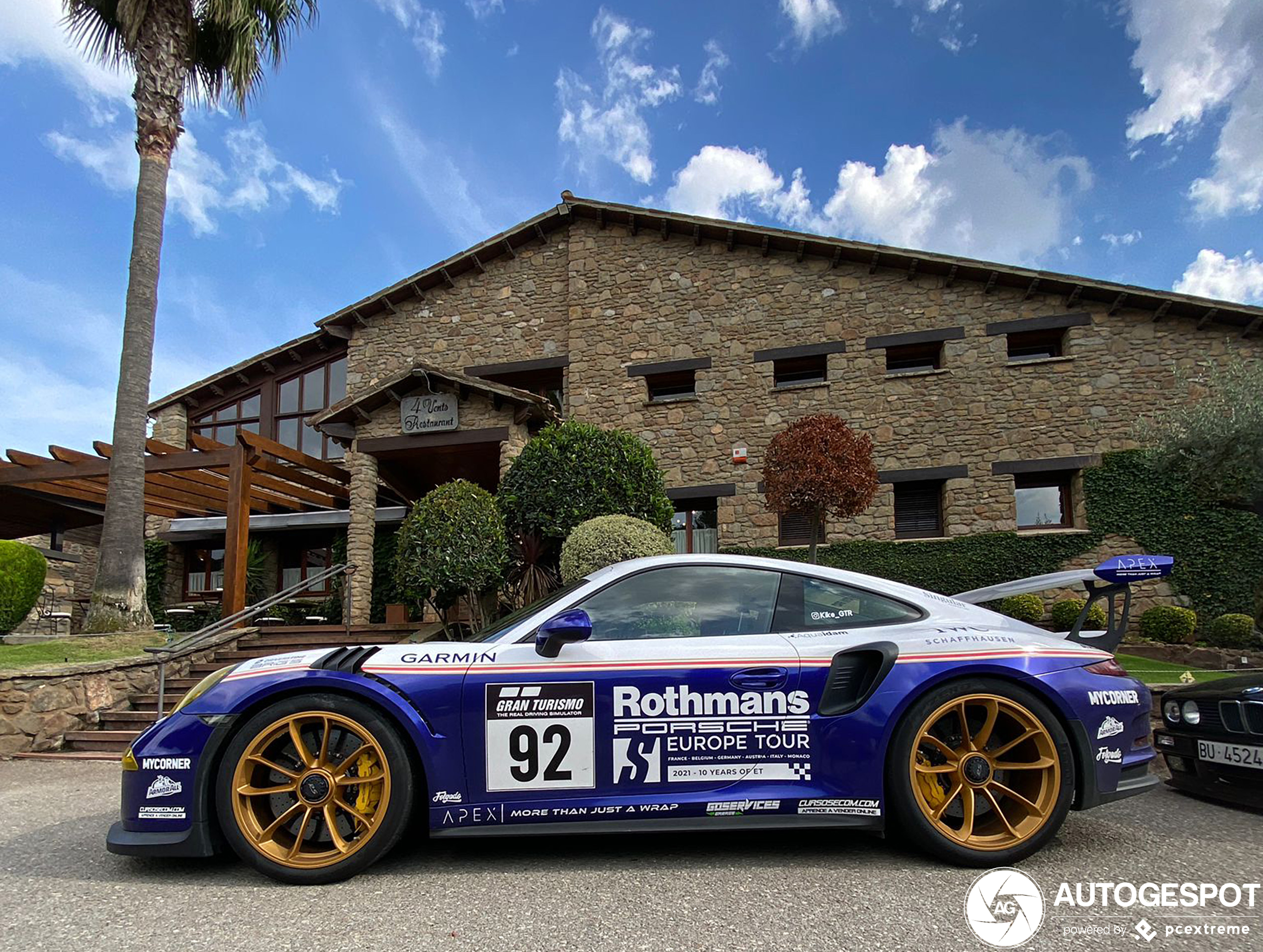 Rothmans livery op Porsche 991 GT3 RS is het helemaal