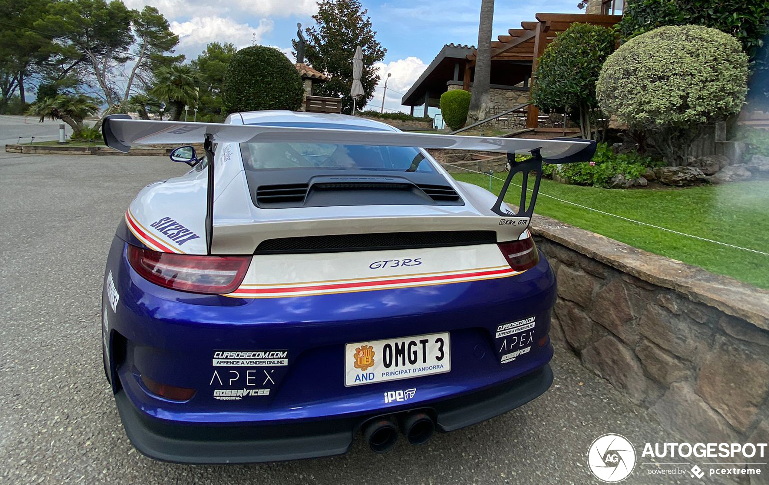 Rothmans livery op Porsche 991 GT3 RS is het helemaal