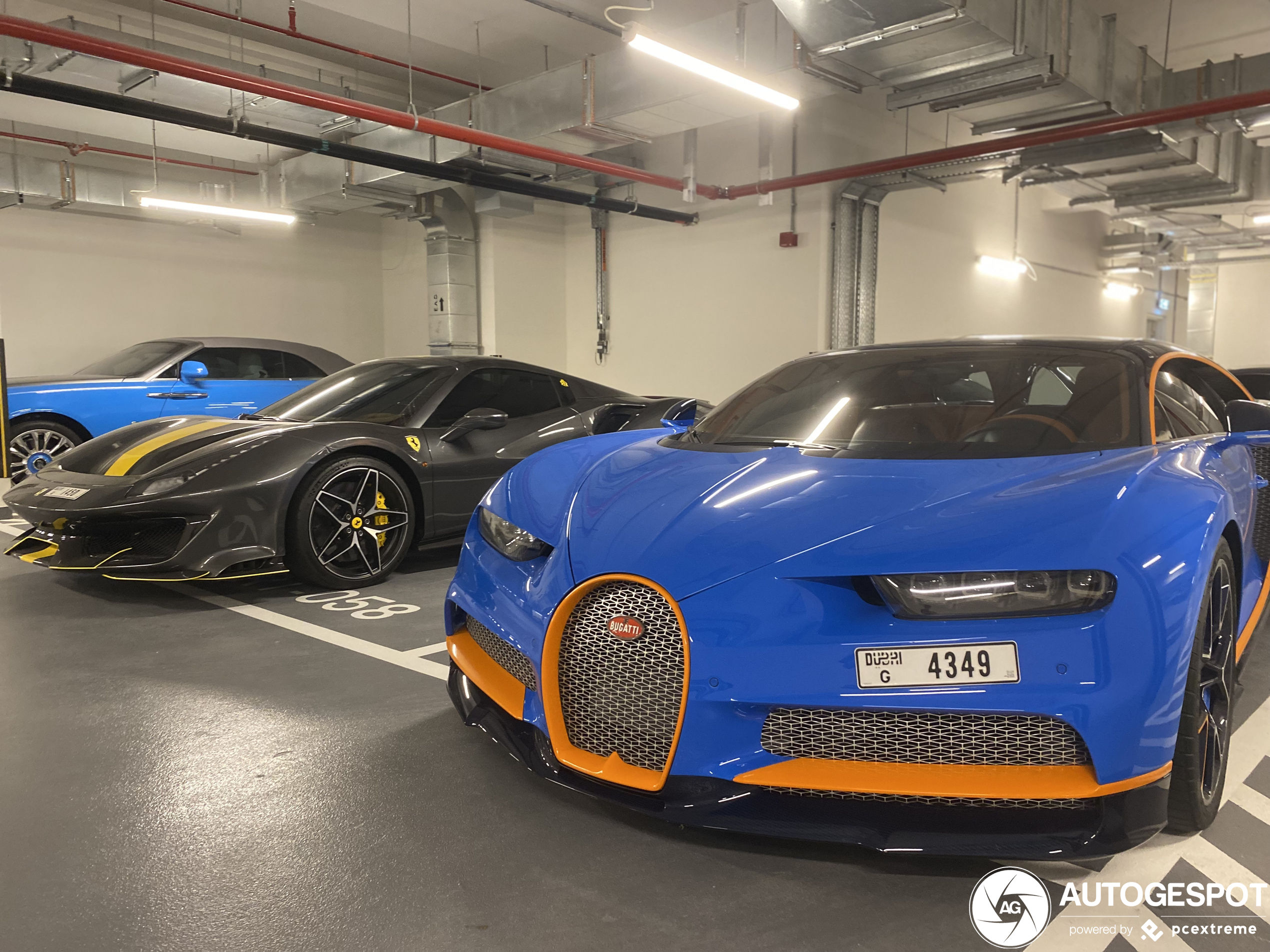 We hebben wel eens betere combinaties gezien op de Bugatti Chiron