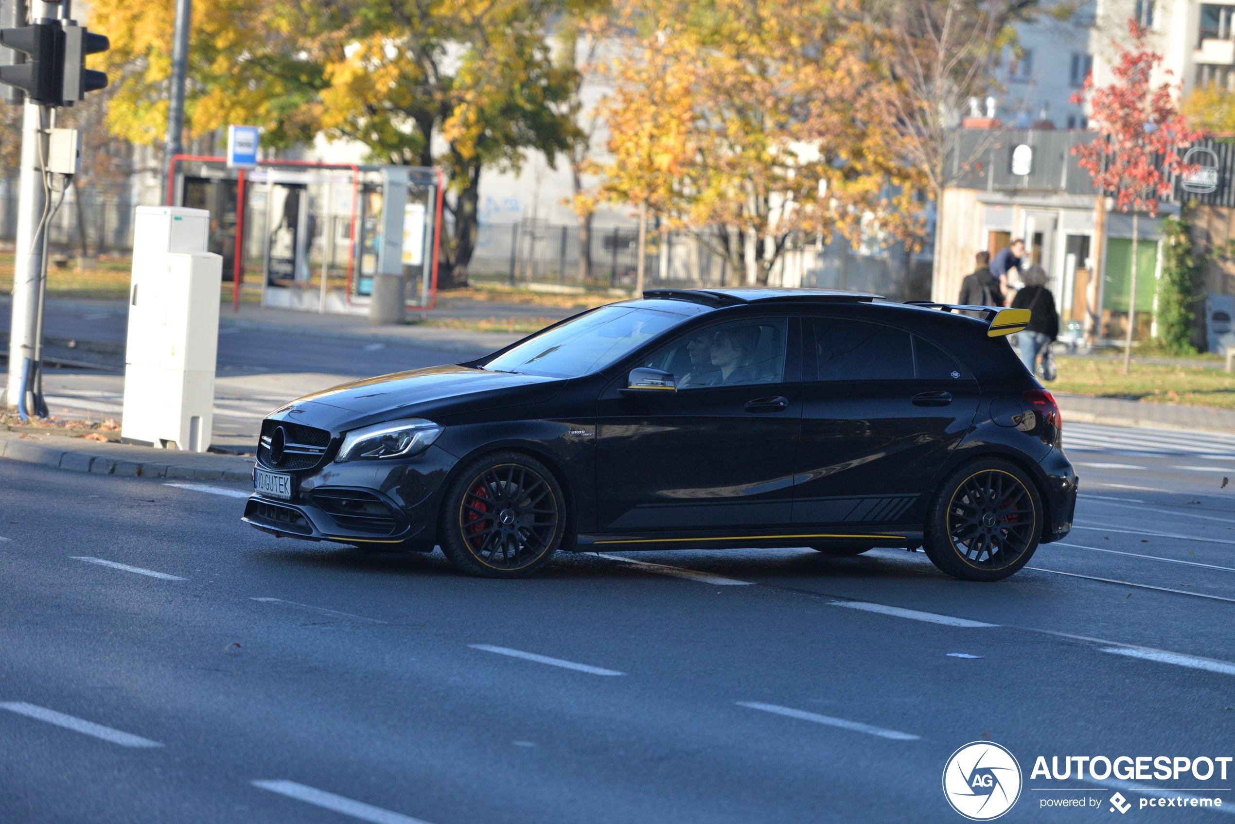 Mercedes-AMG A 45 W176 Yellow Night Edition