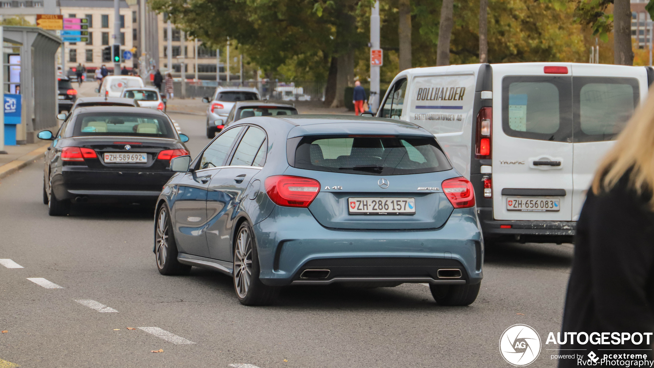 Zo kan het dus ook; stijlvolle Mercedes-Benz A45 AMG gespot