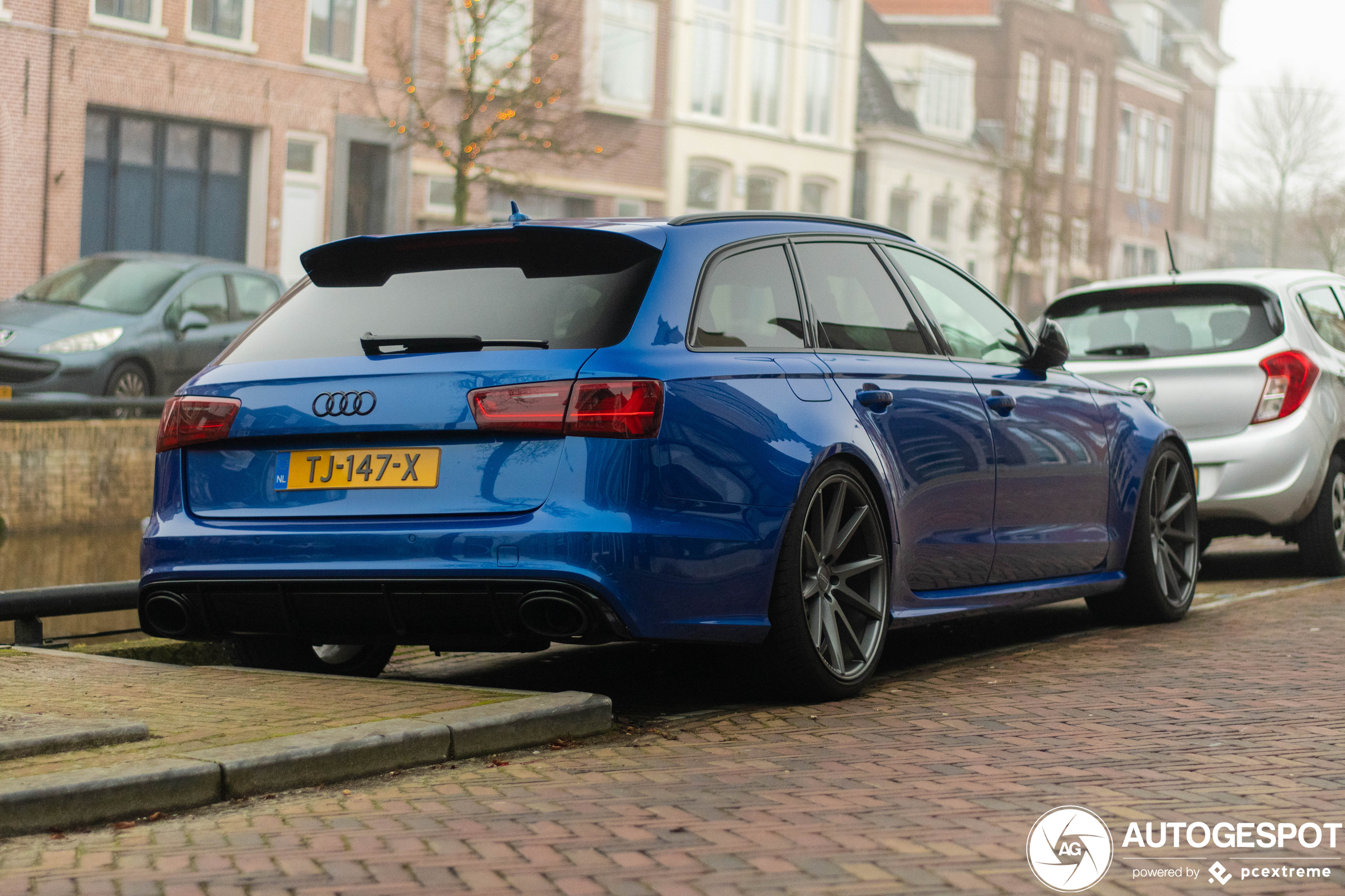 Dikke Audi RS6 gespot in Sneek