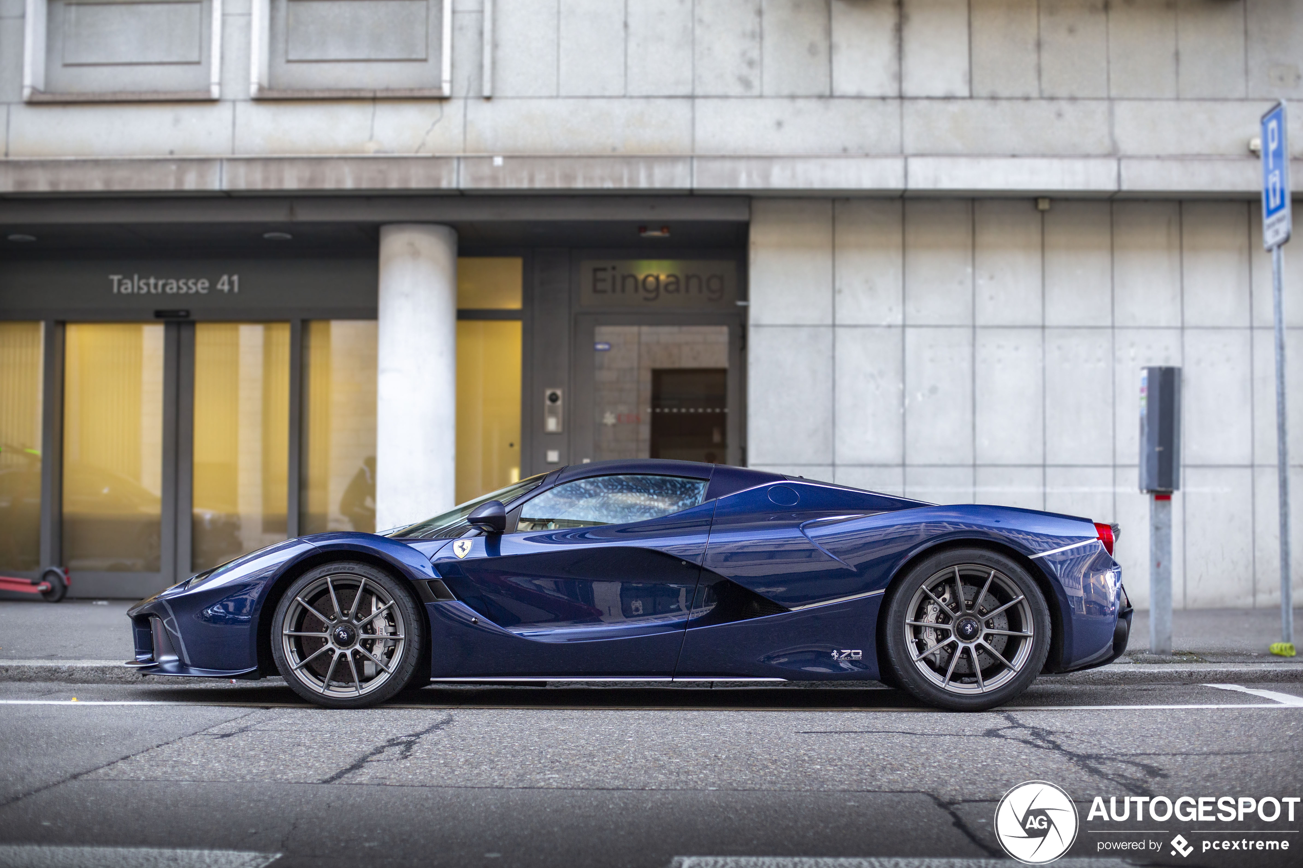 All eyes on the LaFerrari Aperta: A license plate with history
