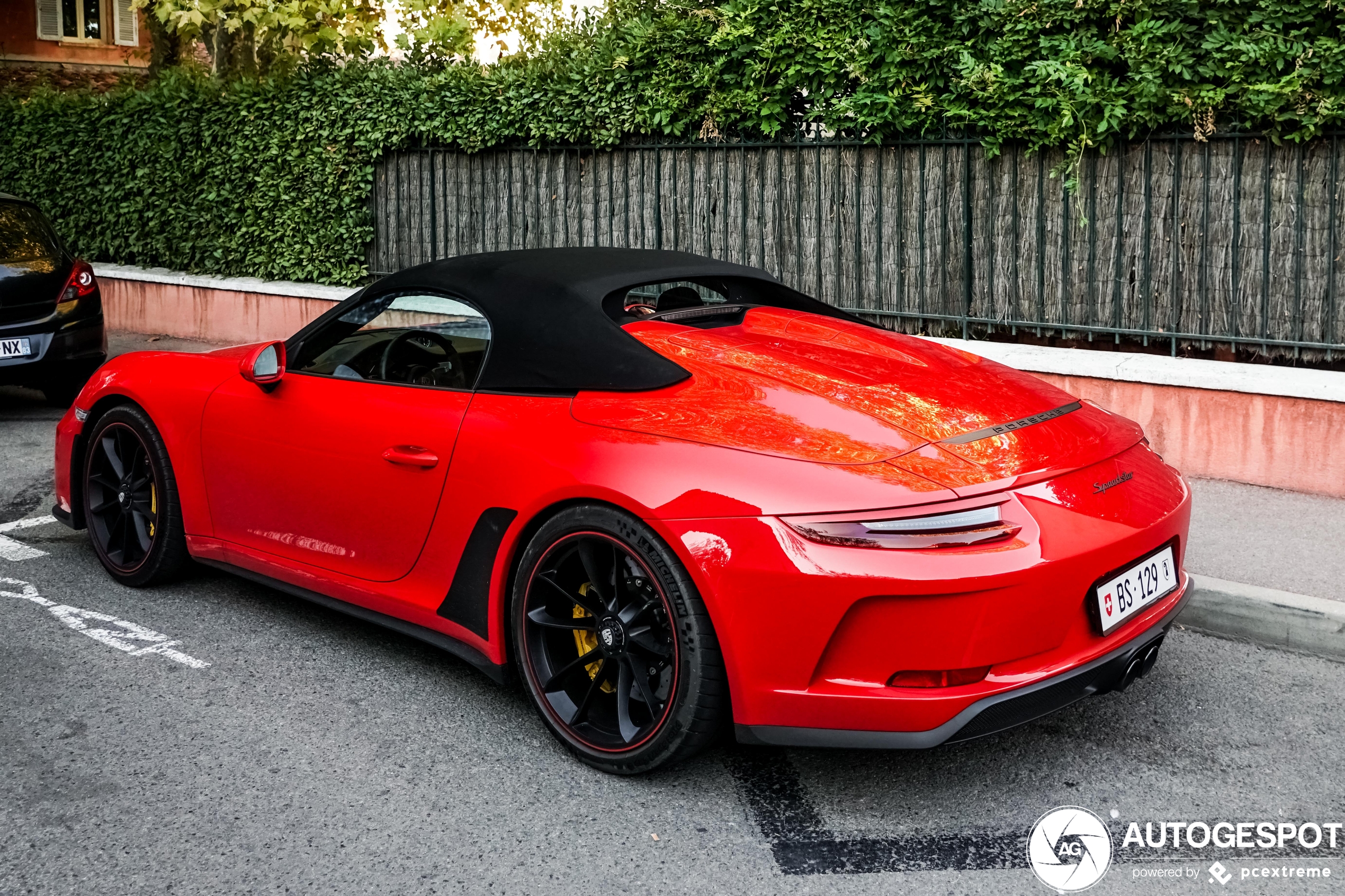 Bloedmooie Porsche 991 Speedster viert de zomer