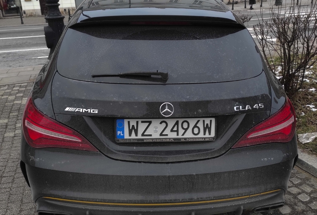 Mercedes-AMG CLA 45 Shooting Brake X117 Yellow Night Edition