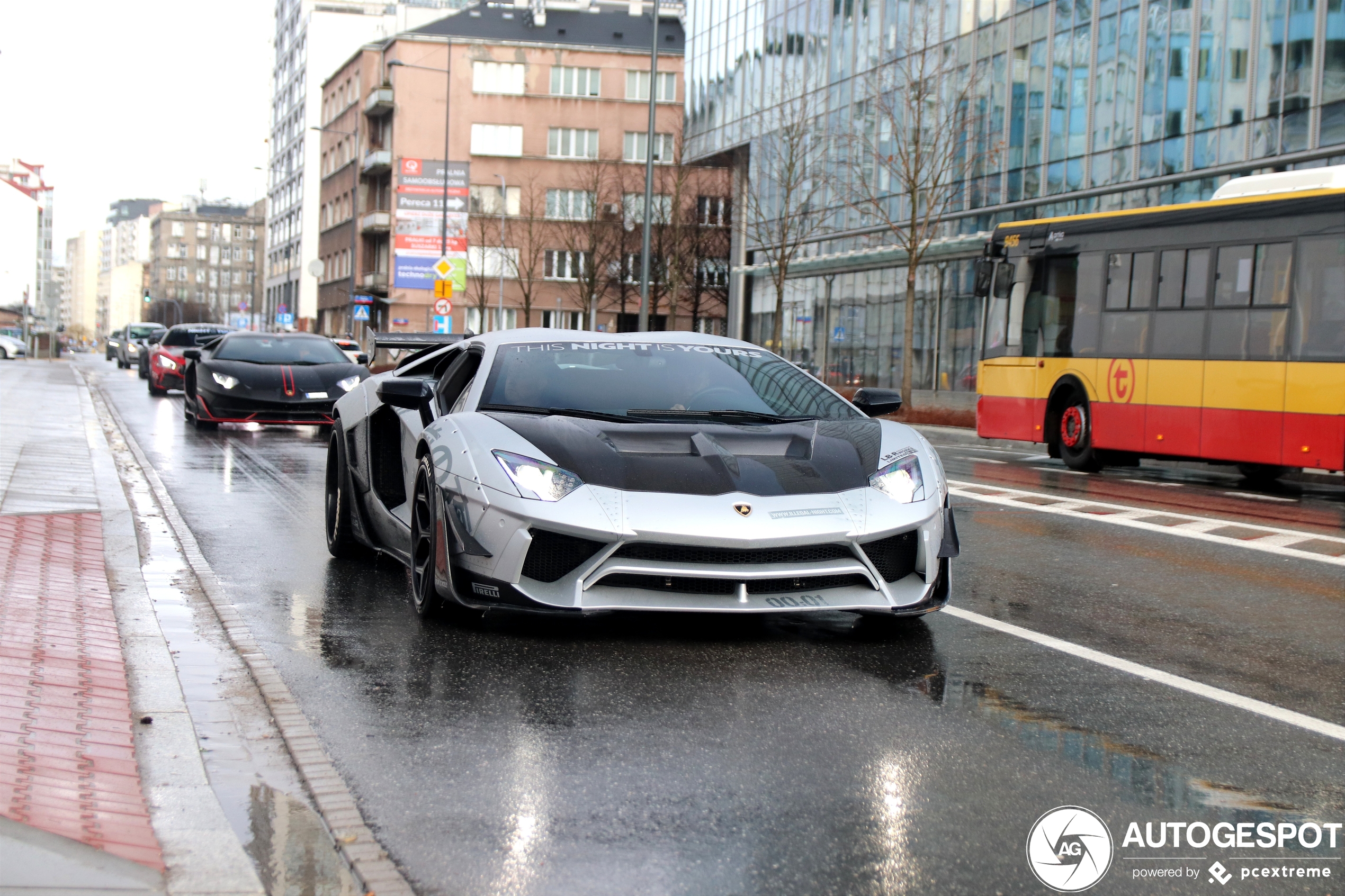 Lamborghini Aventador S LP740-4 Roadster Liberty Walk LB Performance Wide Body