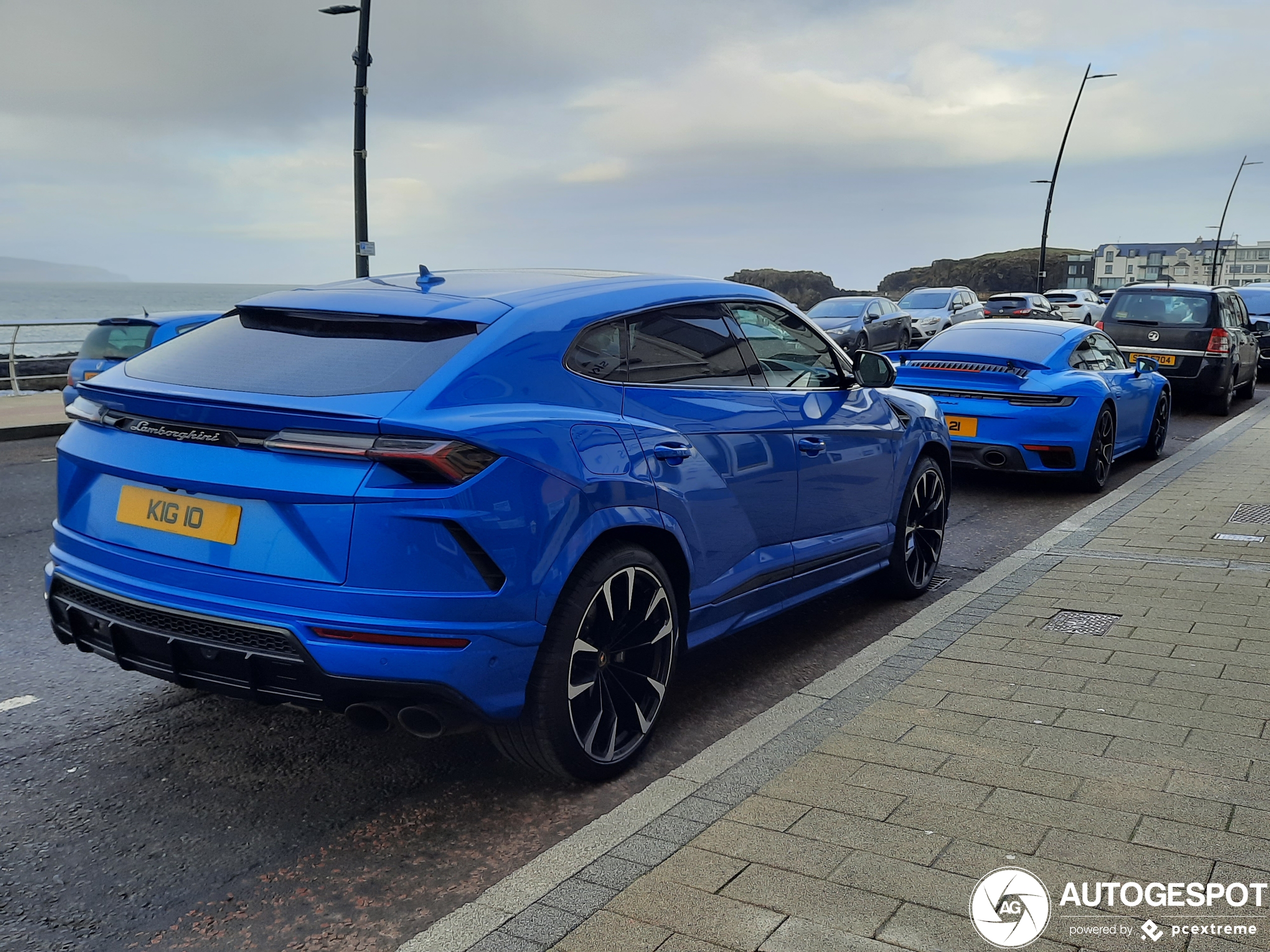 Behoorlijk blauwe combo aan de kust van Noord-Ierland