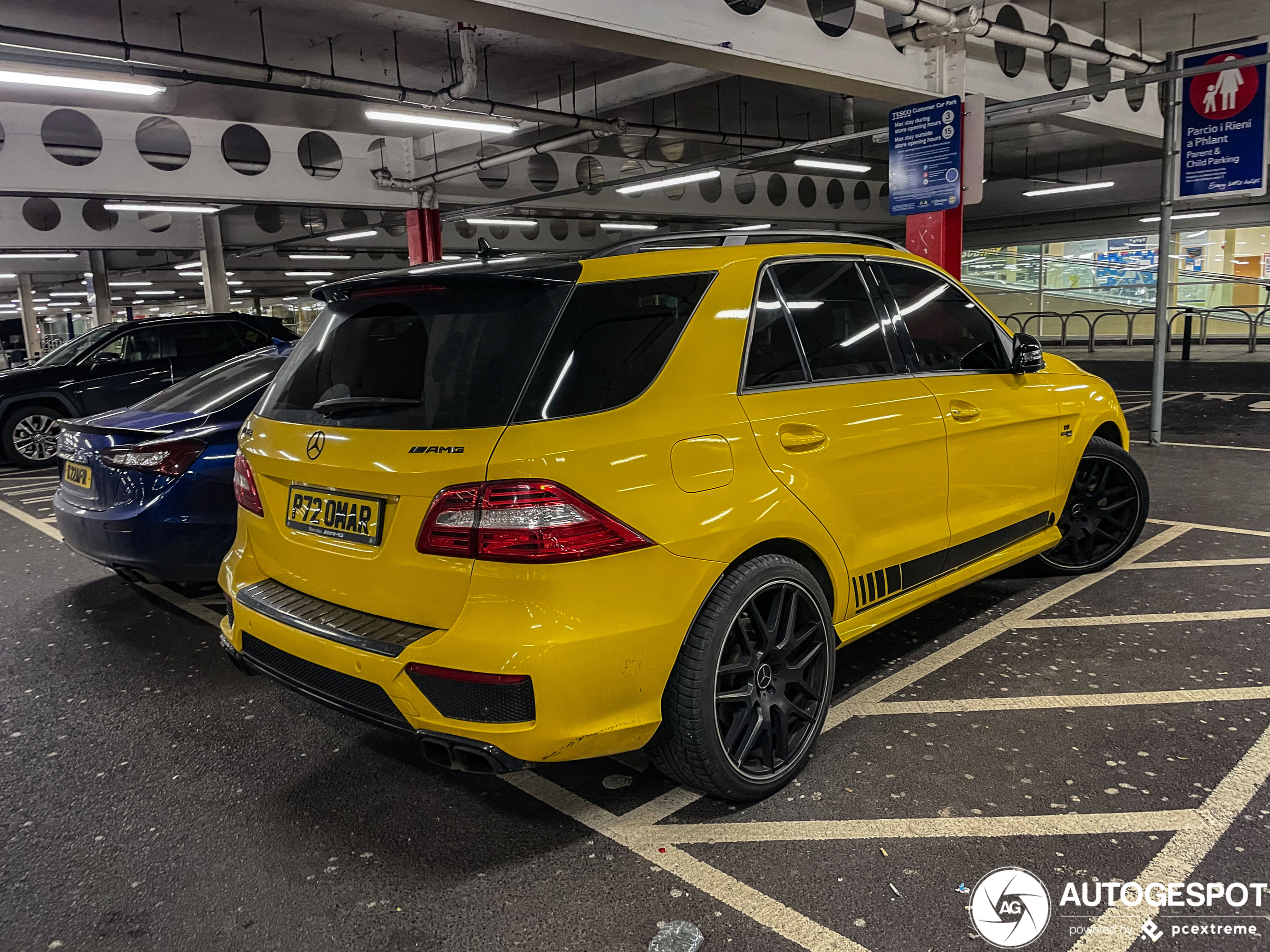 Gekleurde combospot in Wales