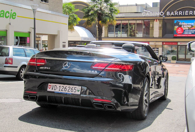 Mercedes-AMG S 63 Convertible A217 2018