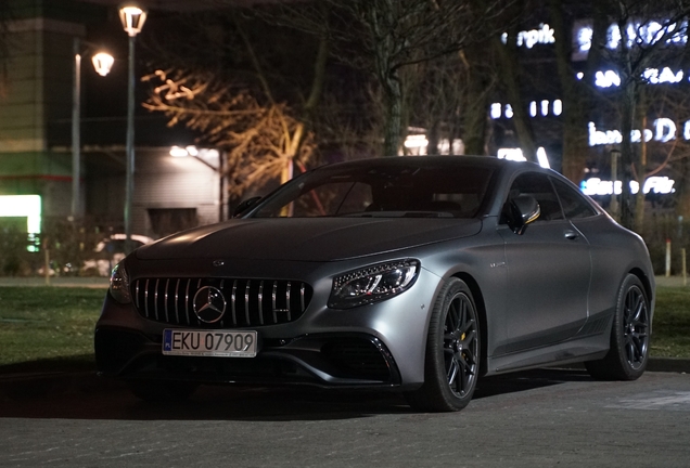 Mercedes-AMG S 63 Coupé C217 2018 Yellow Night Edition