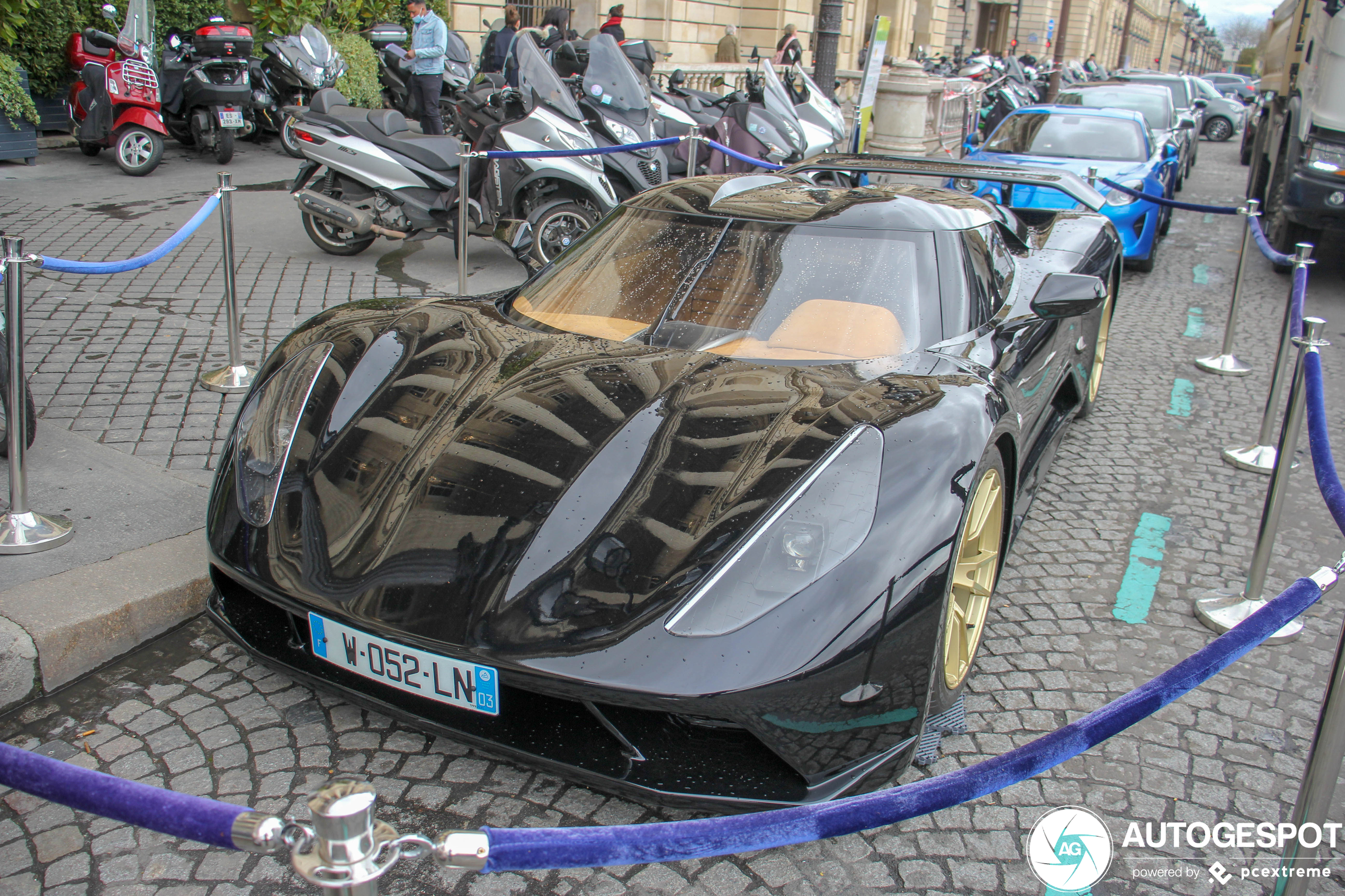Genty Automobile Akylone is nieuwe supercar gespot in Parijs