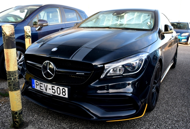 Mercedes-AMG CLA 45 Shooting Brake X117 Yellow Night Edition