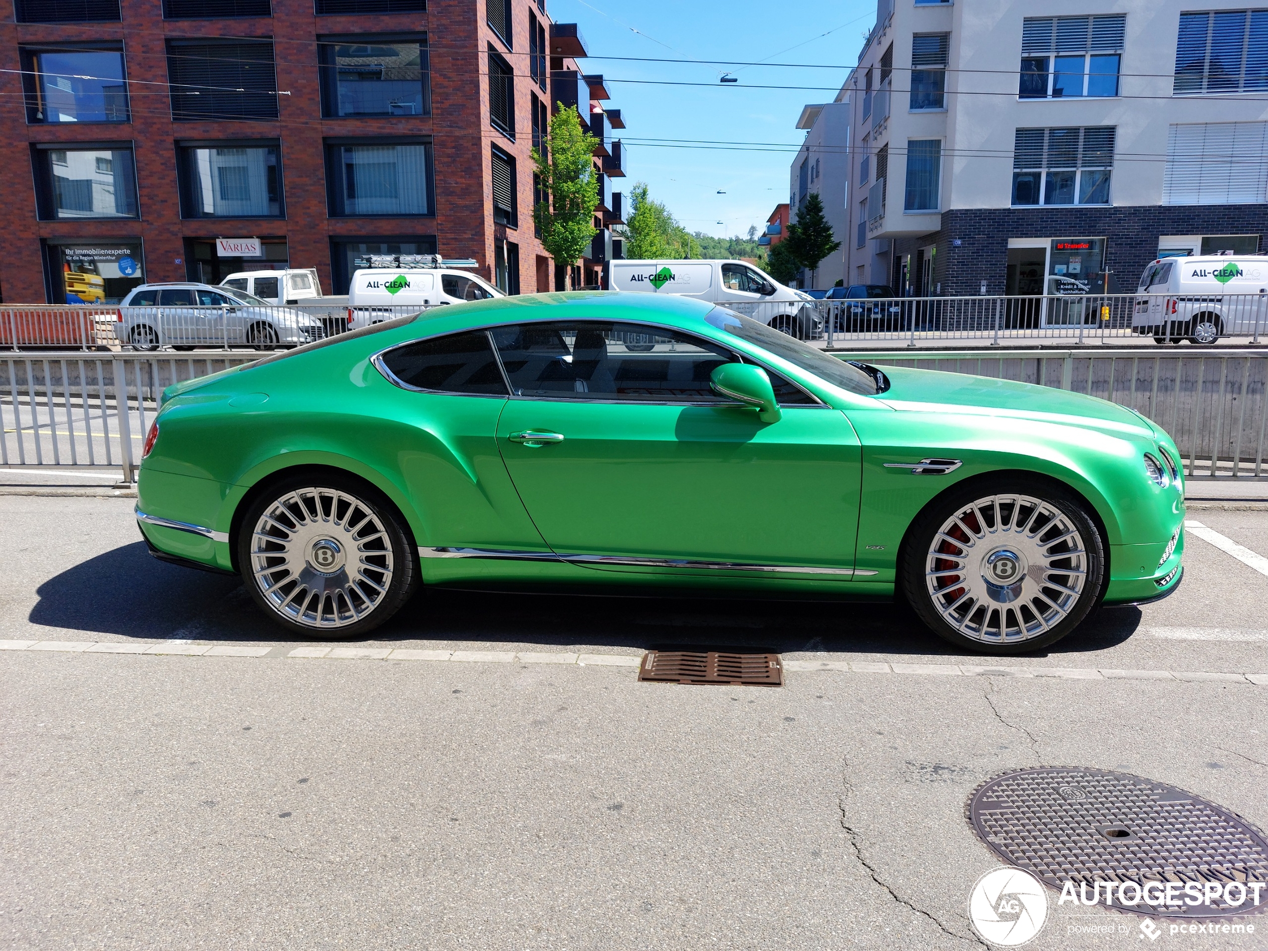 Continental GT op putdeksels