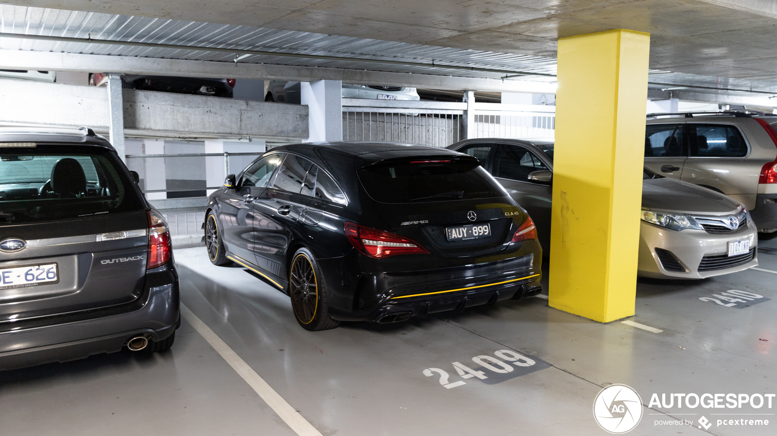 Mercedes-AMG CLA 45 Shooting Brake X117 Yellow Night Edition