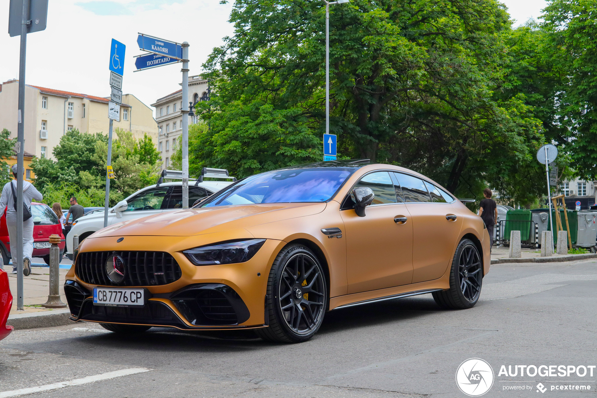 Gewrapte Mercedes-AMG GT 63 S