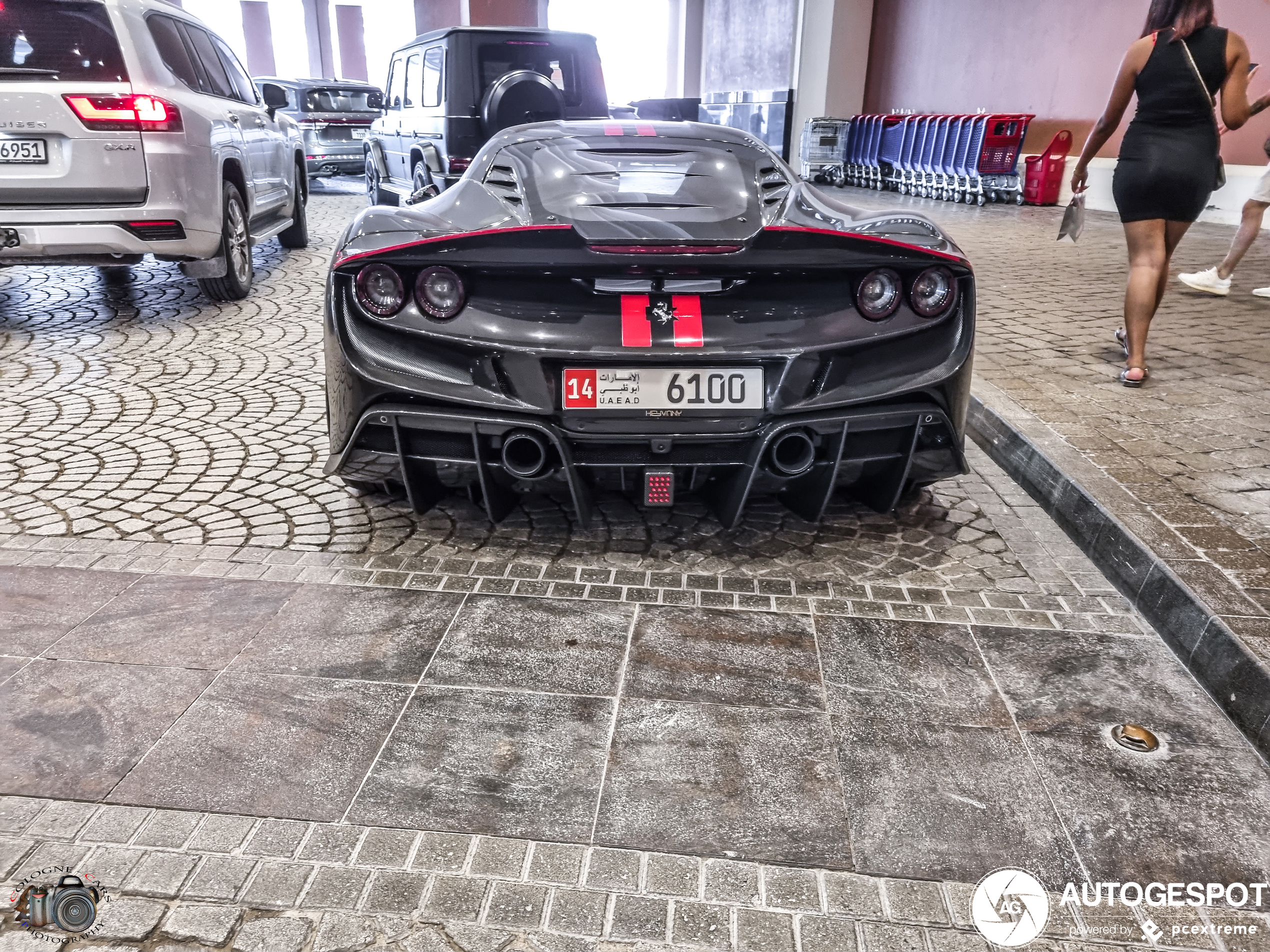 Spotten in Dubai nog altijd genot: Ferrari Keyvany F8 835 SuperTributo