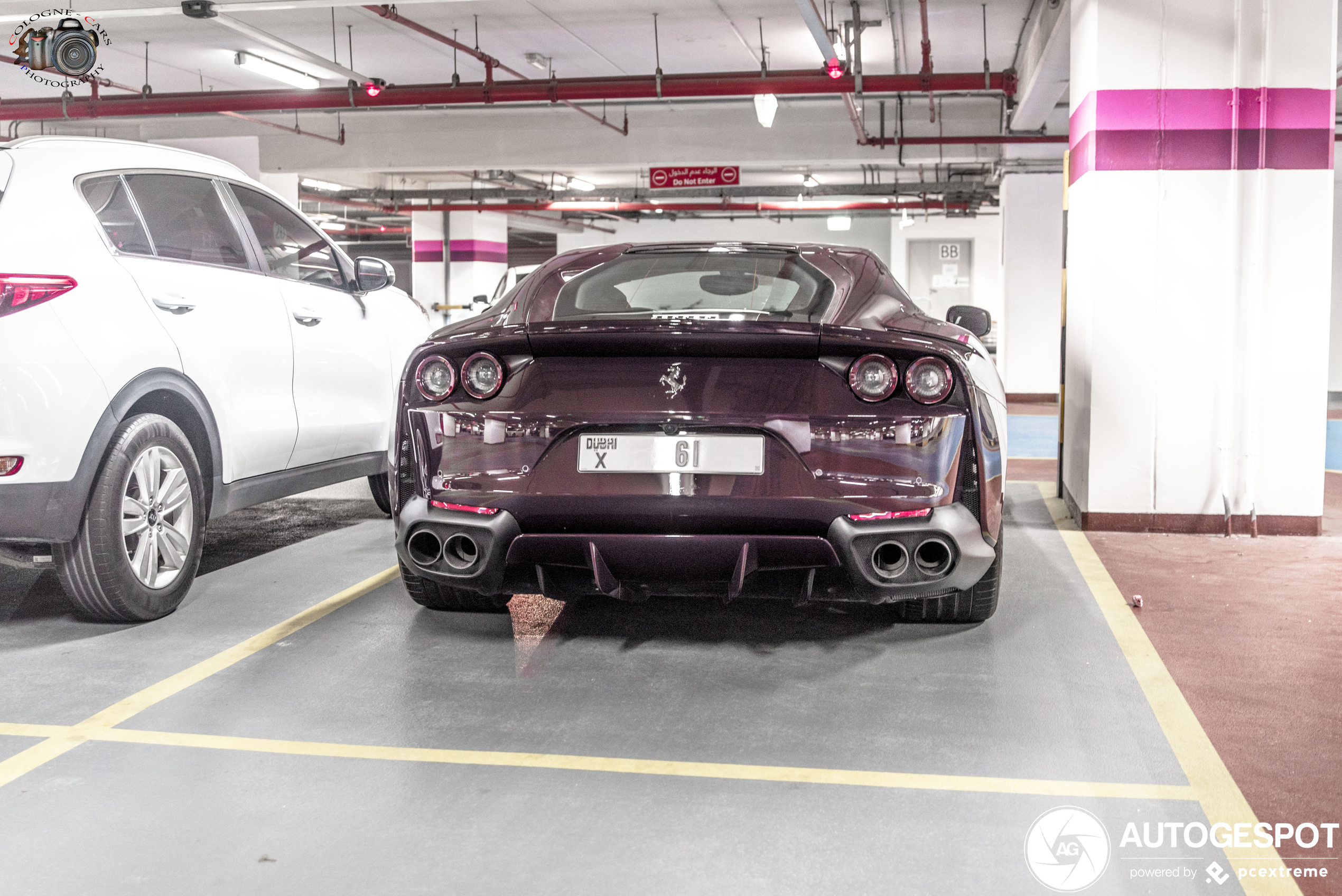 Ferrari 812 Superfast in Viola Hongkong: Seventh purple beauty spotted