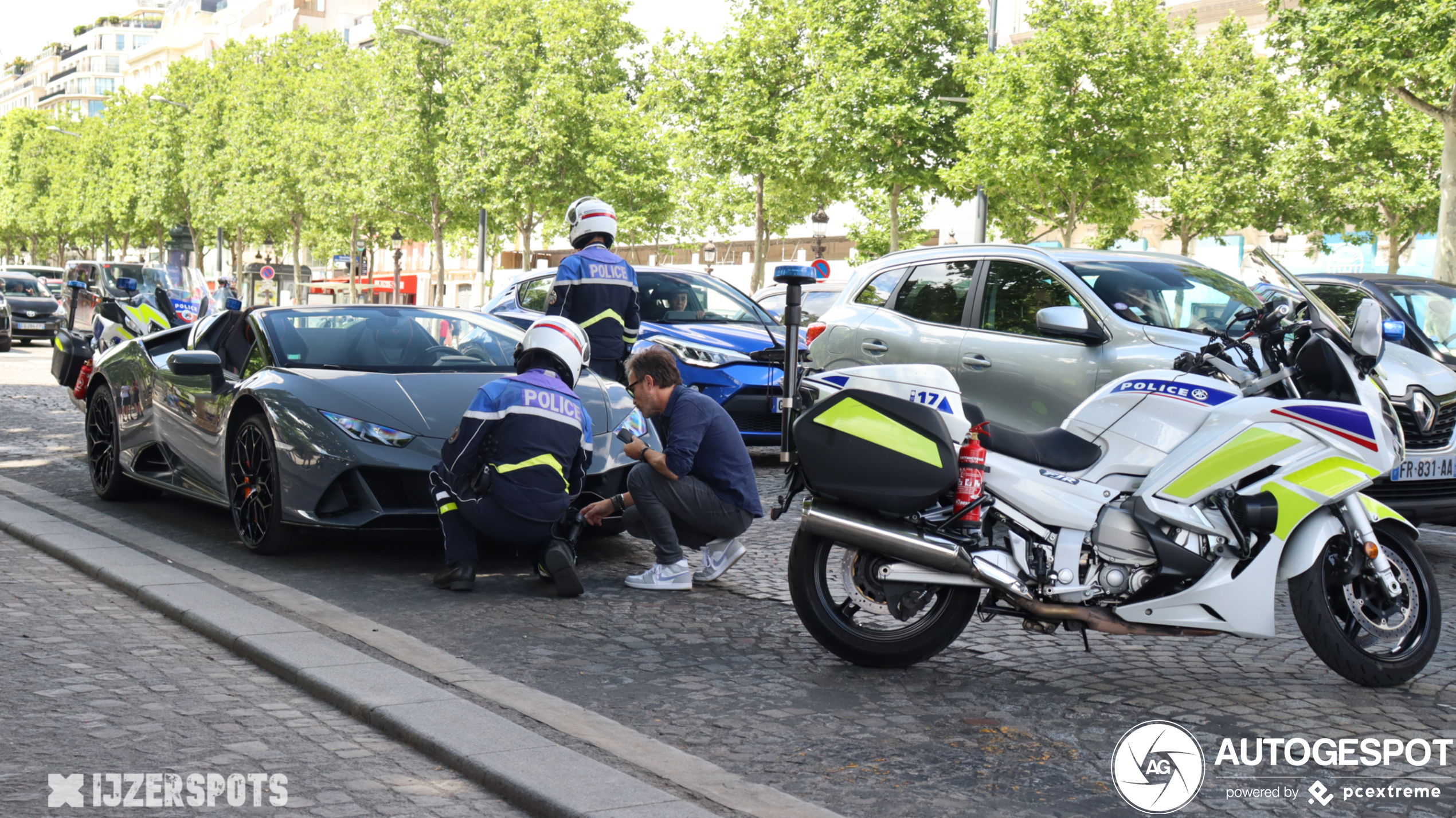 Franse politie is niet blij met deze Lamborghini Huracán