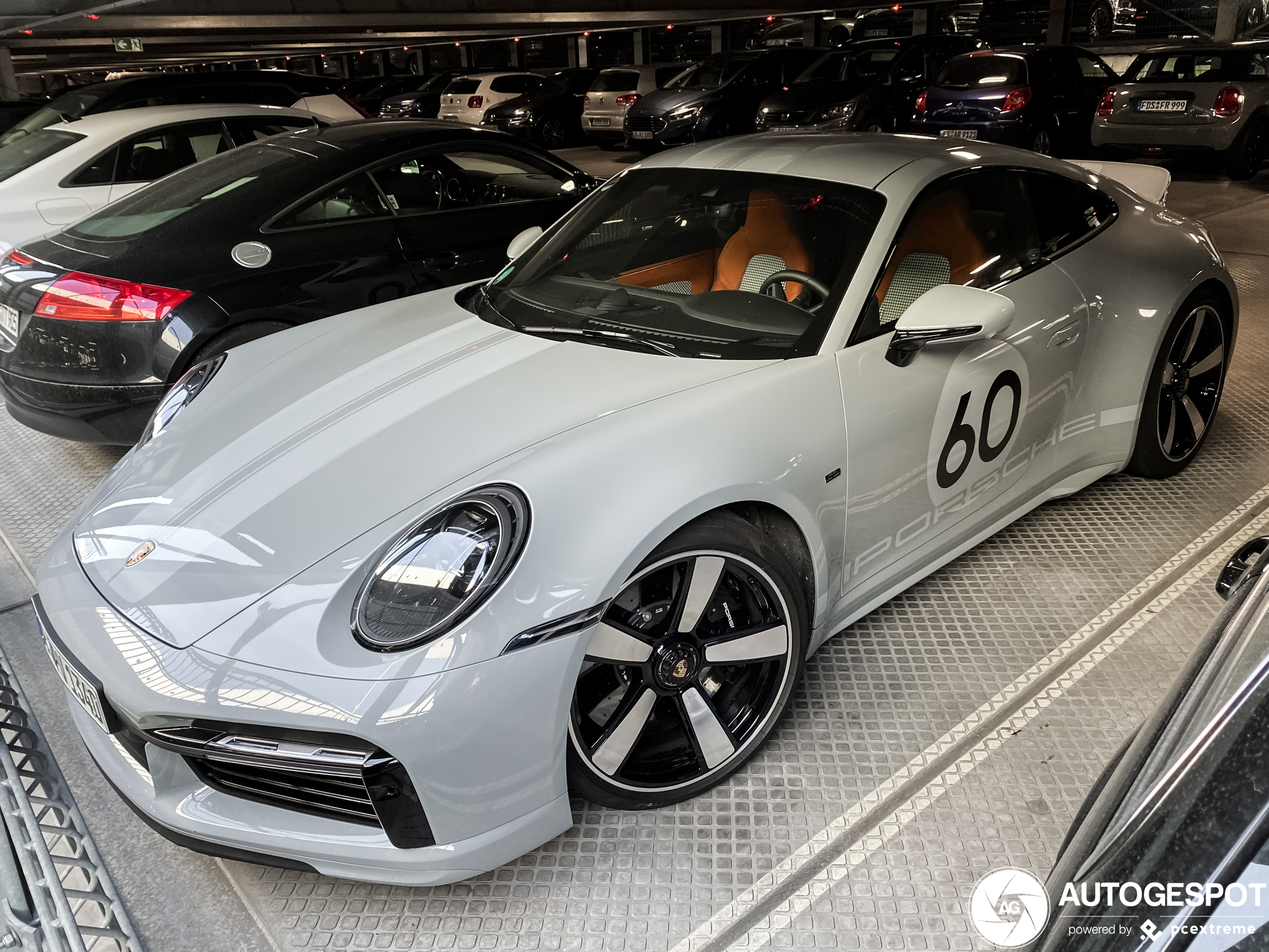 First spot: Porsche 992 Sport Classic without camouflage
