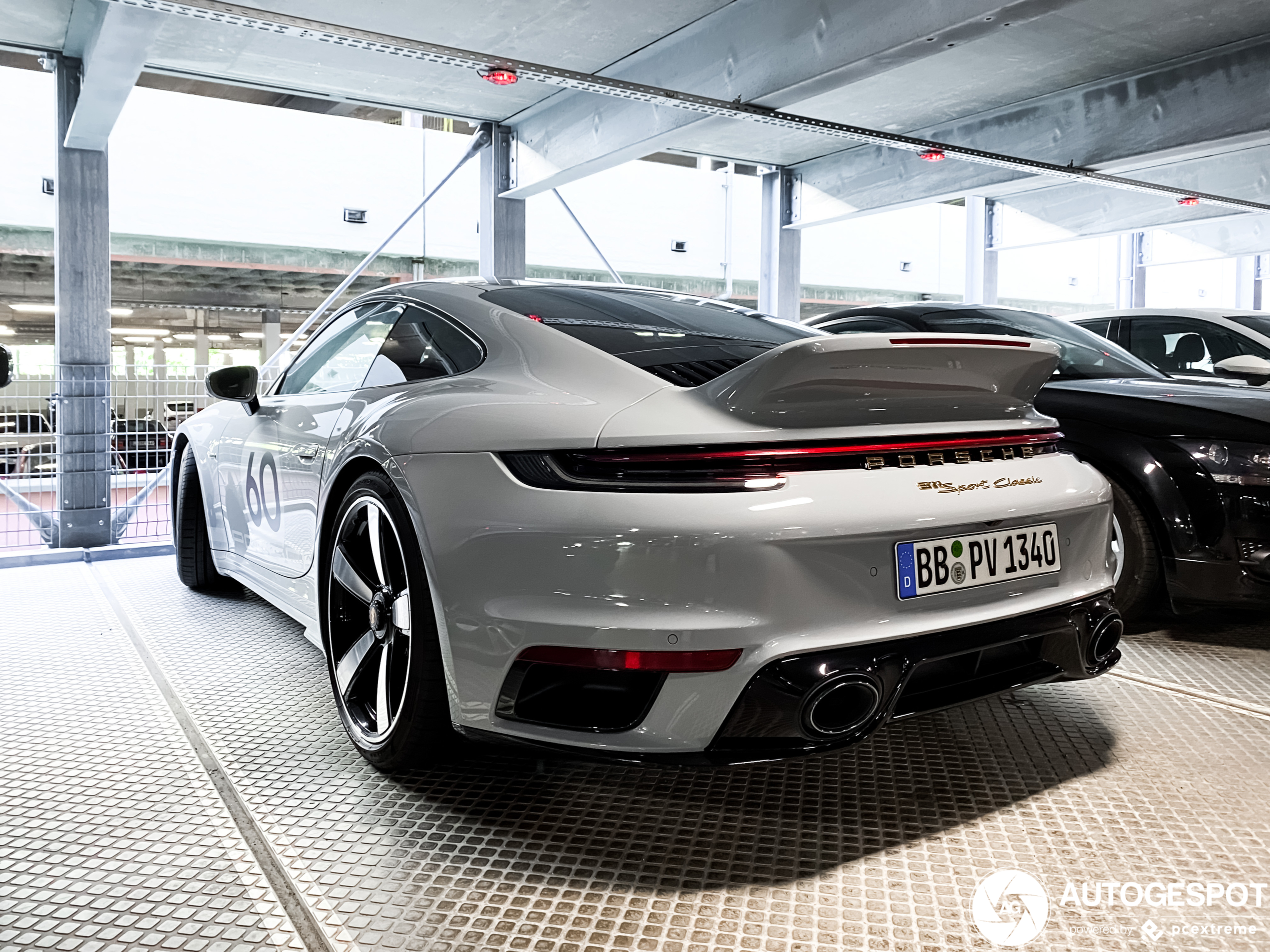 First spot: Porsche 992 Sport Classic without camouflage