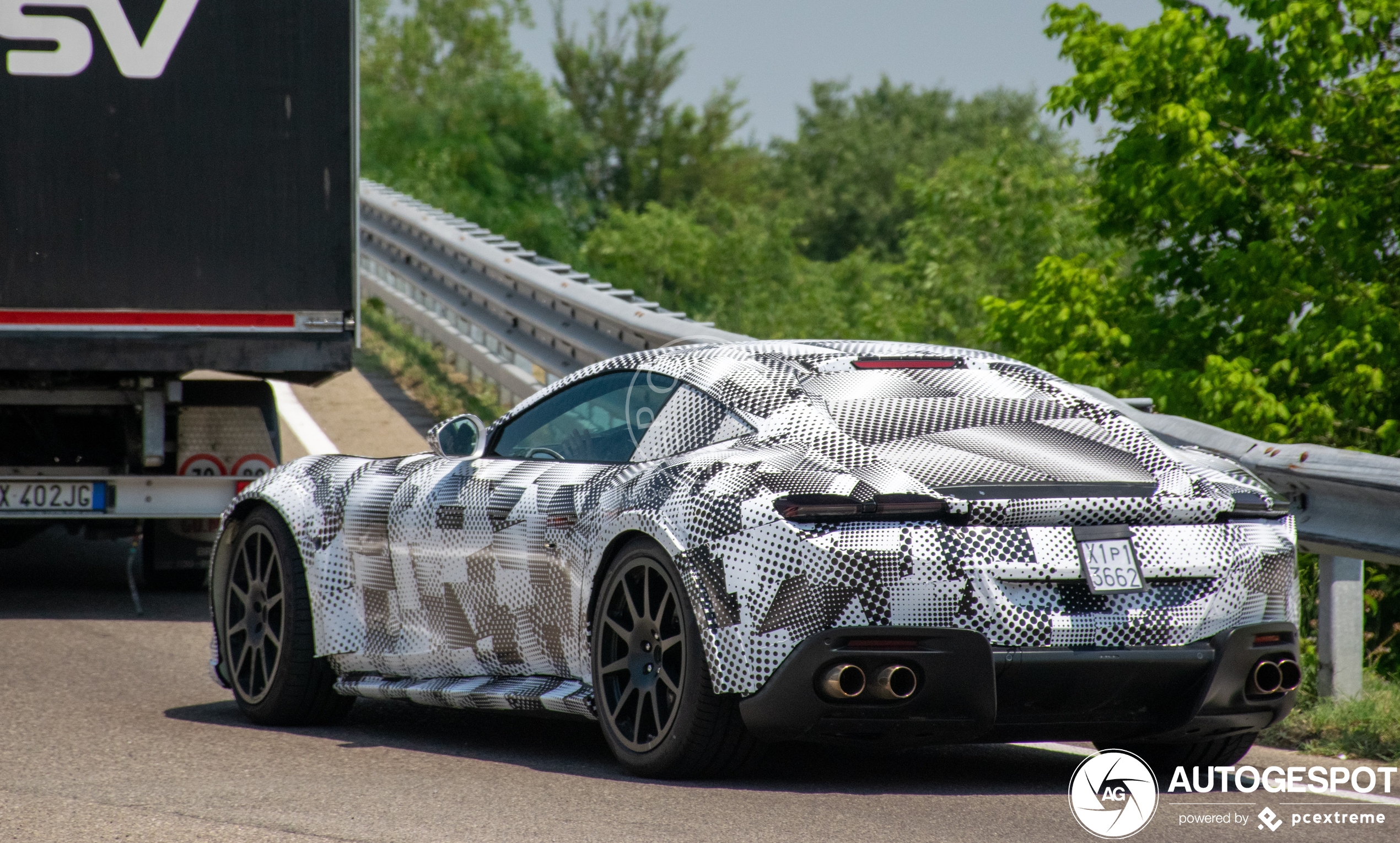 Ferrari Roma V12 Mule