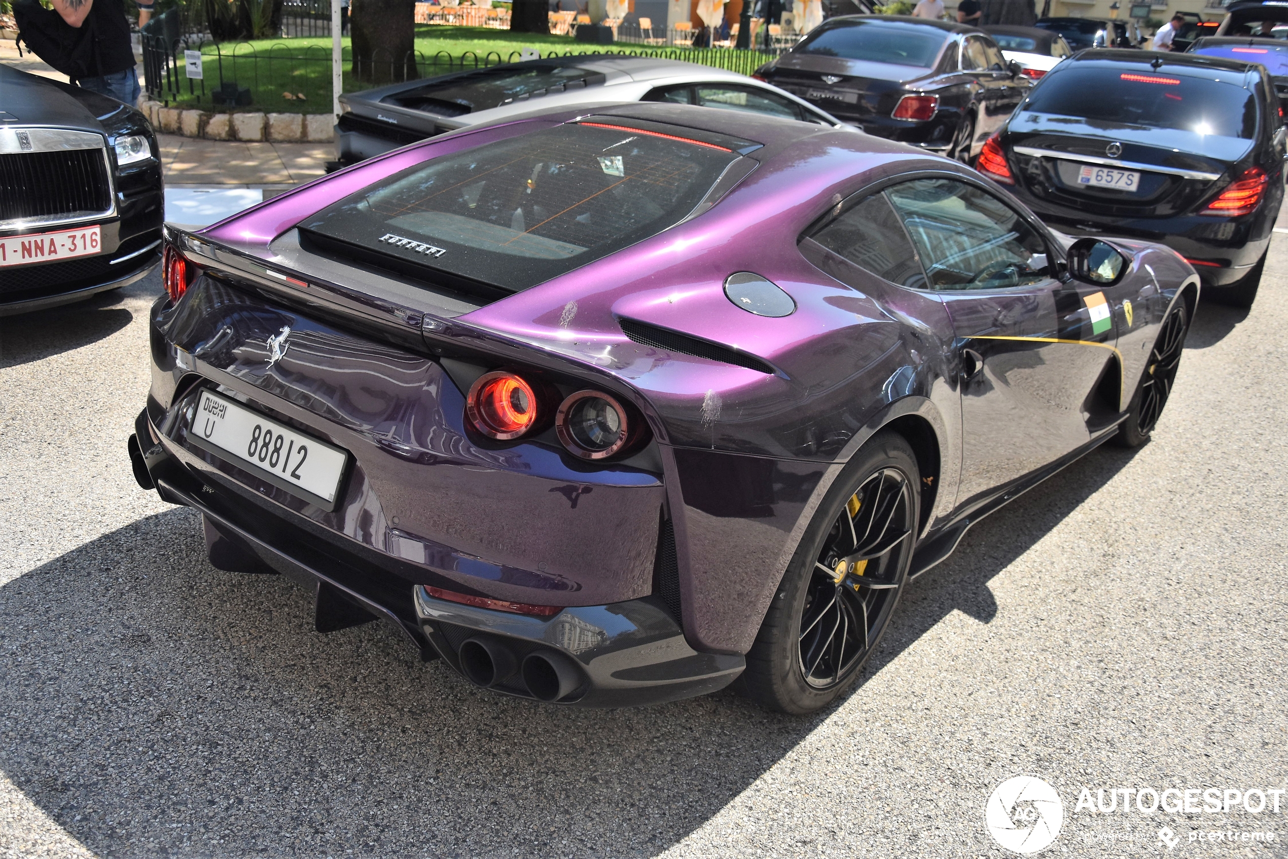 Ferrari 812 Superfast in Viola Hongkong: Seventh purple beauty spotted