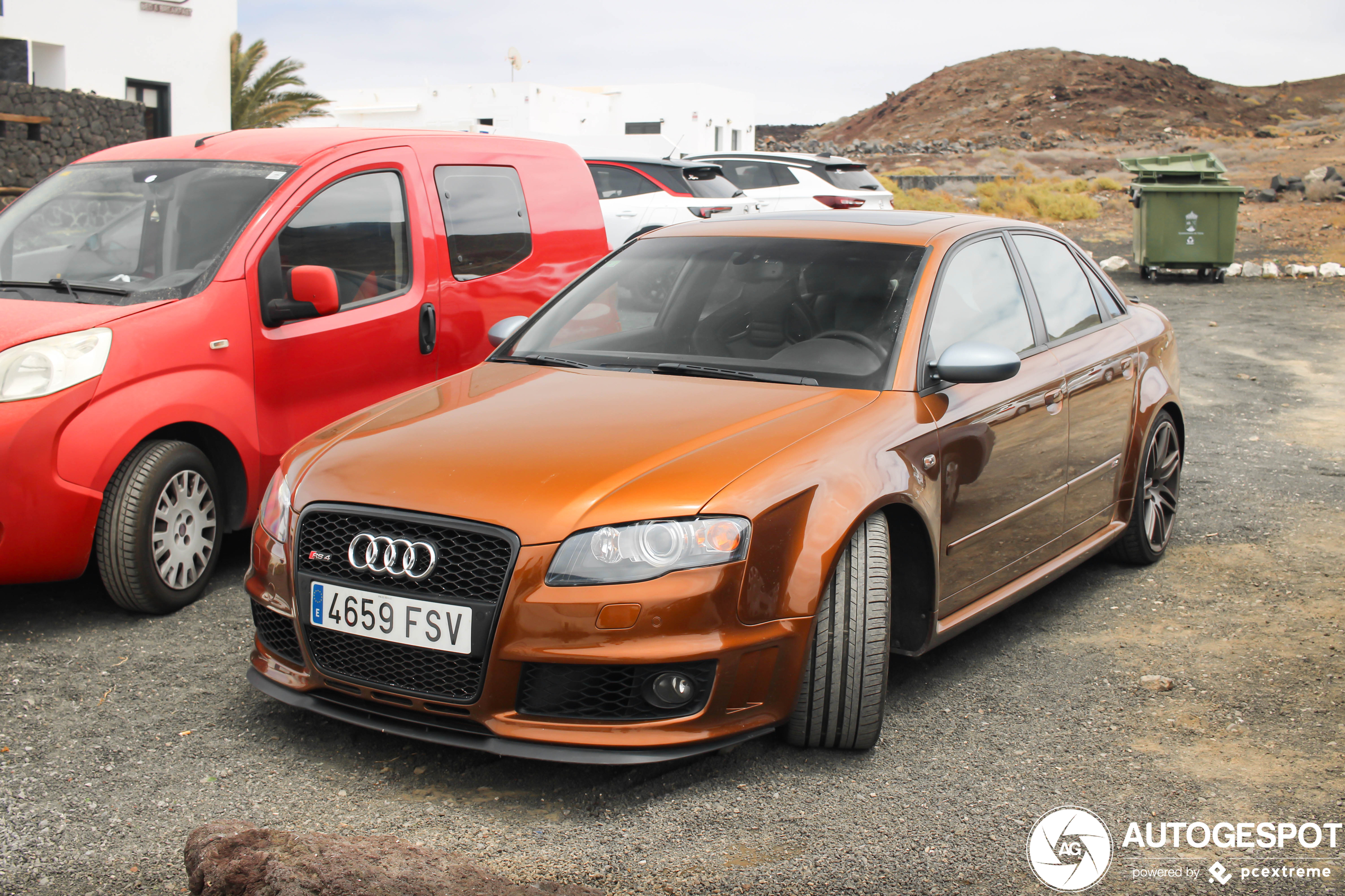 Ipanema Bruin kleurt de Audi RS4 fantastisch