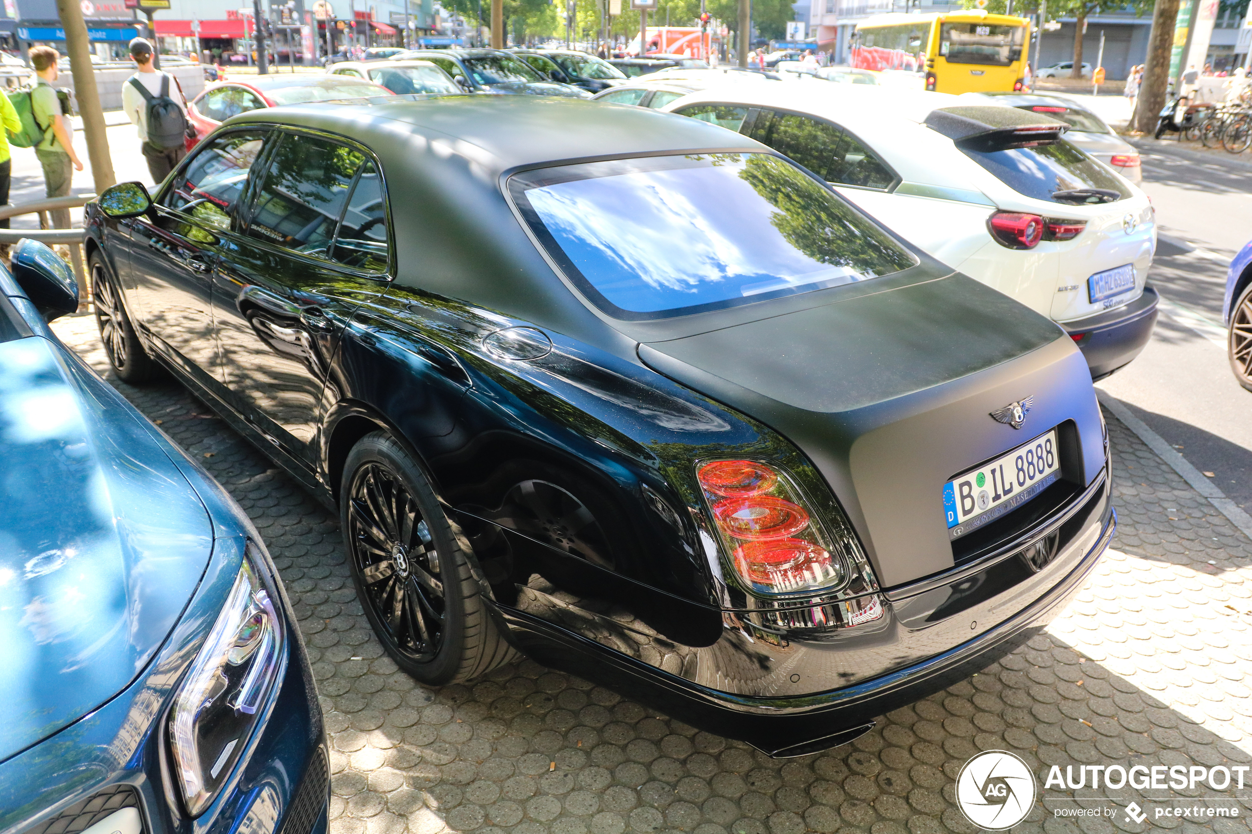 Bentley Mulsanne Speed Blue Train Edition