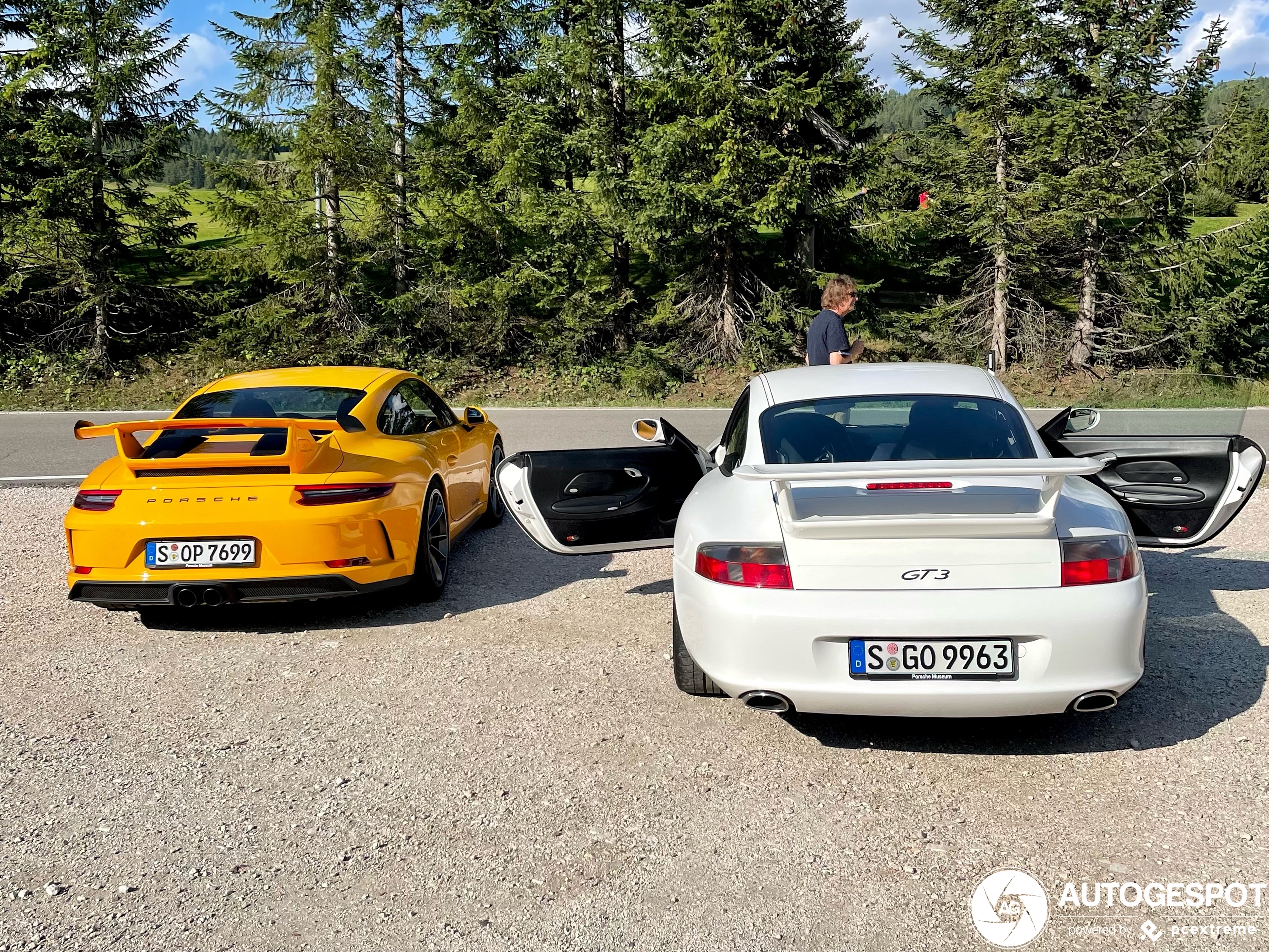 Porsche GT3's mogen even uit het museum