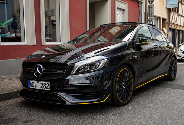 Mercedes-AMG A 45 W176 Yellow Night Edition