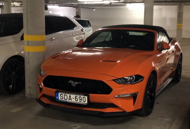 Ford Mustang GT Convertible 2018