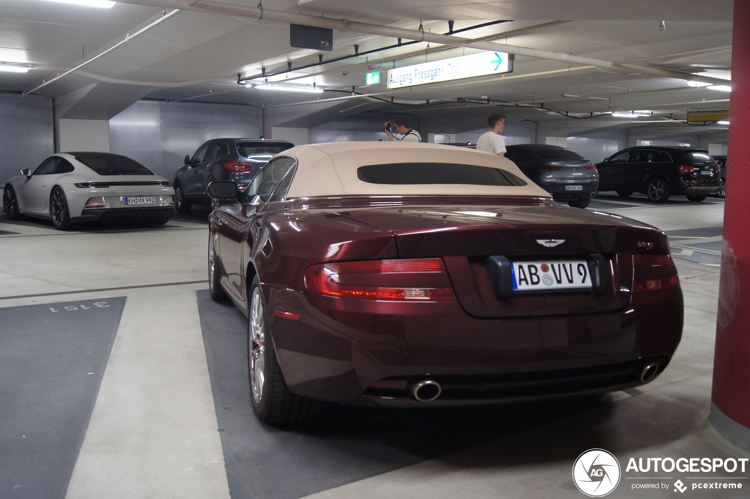 Amerikaanse DB9 in Duitsland gespot