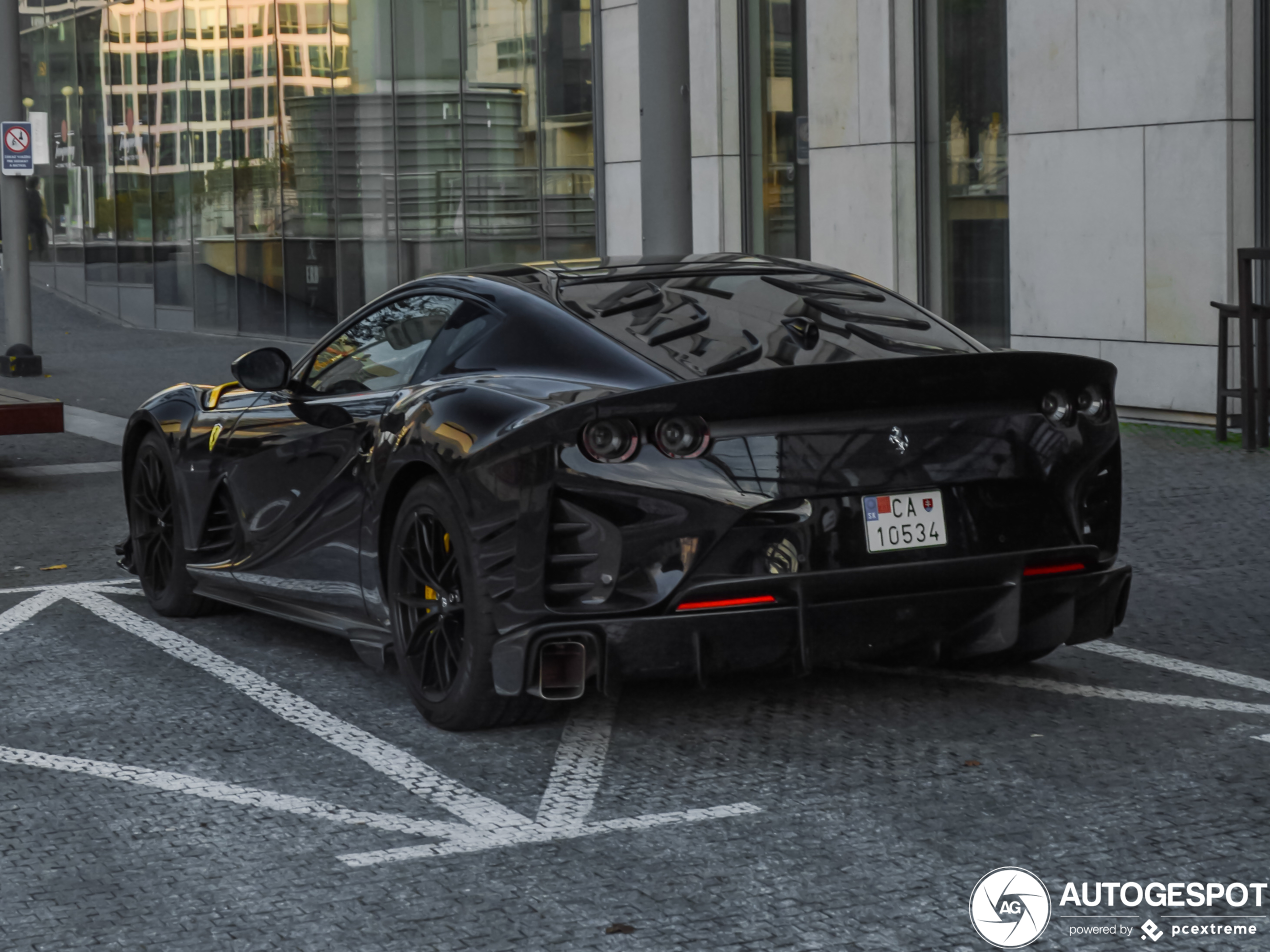 Extra dark Ferrari 812 Competizione