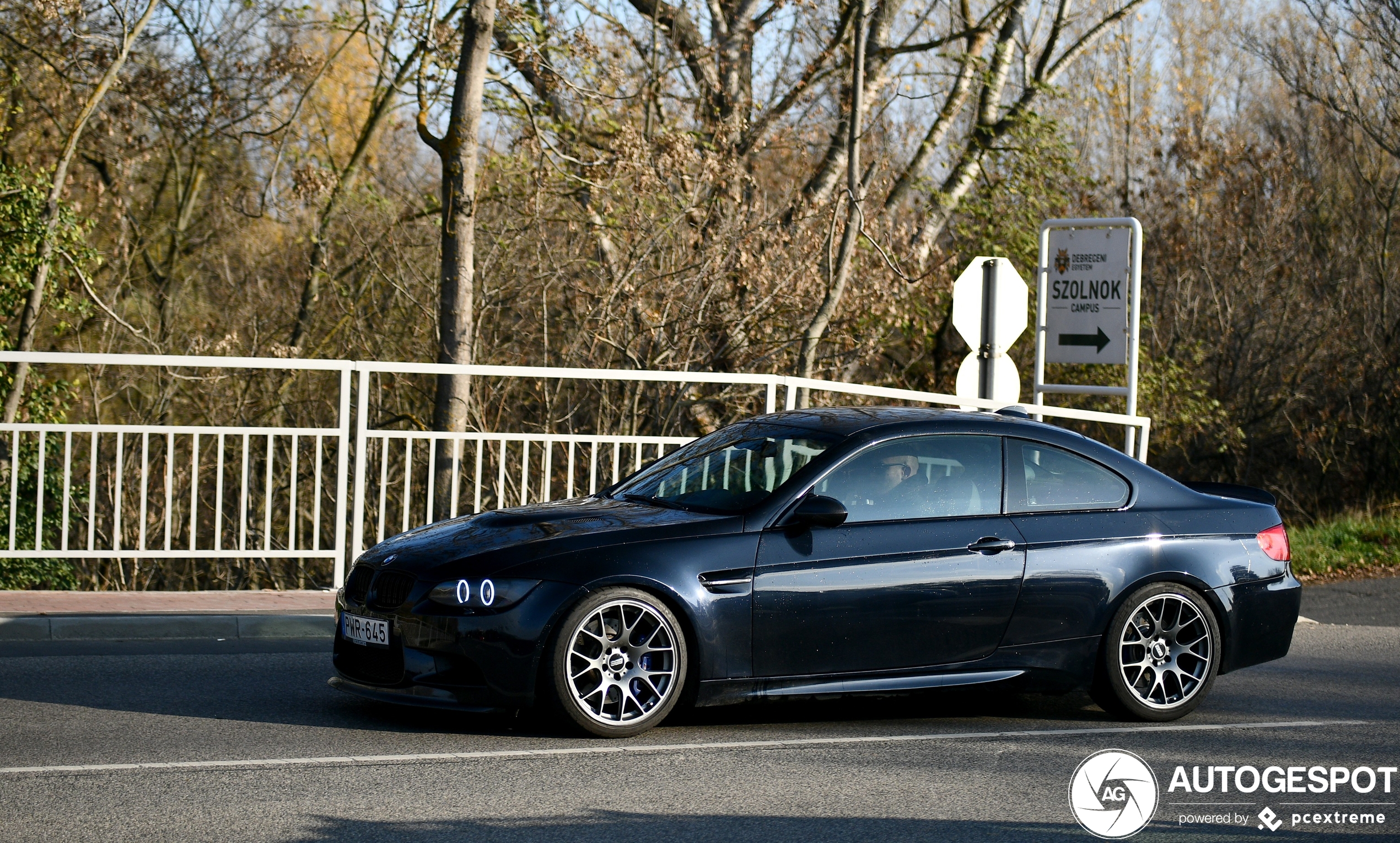 BMW E93 Convertible M3 with 18 EC-7 in Satin Black on BMW E90 E92 E93 -  Apex Album