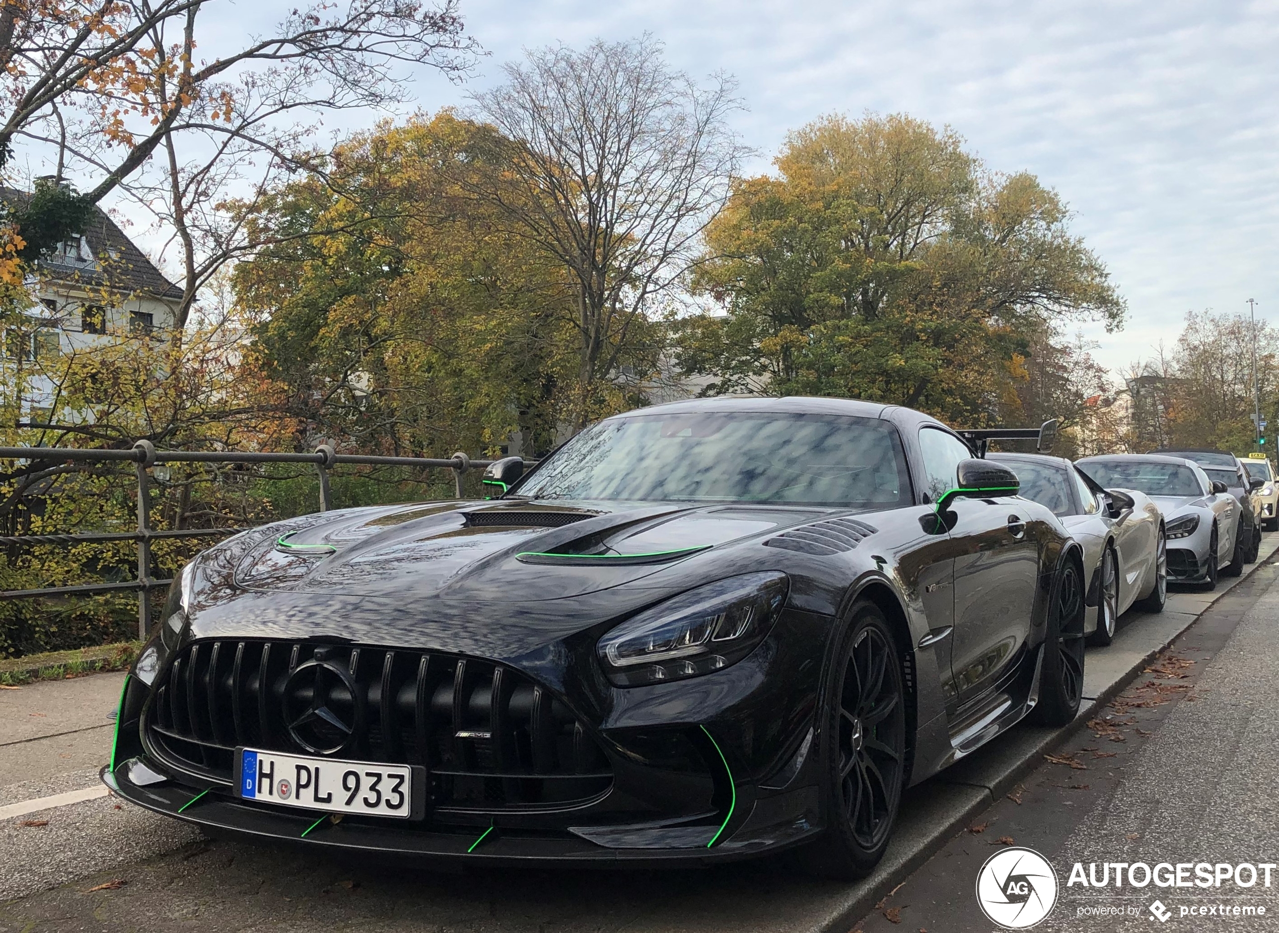 Mercedes-AMG GT Black Series met een groen randje