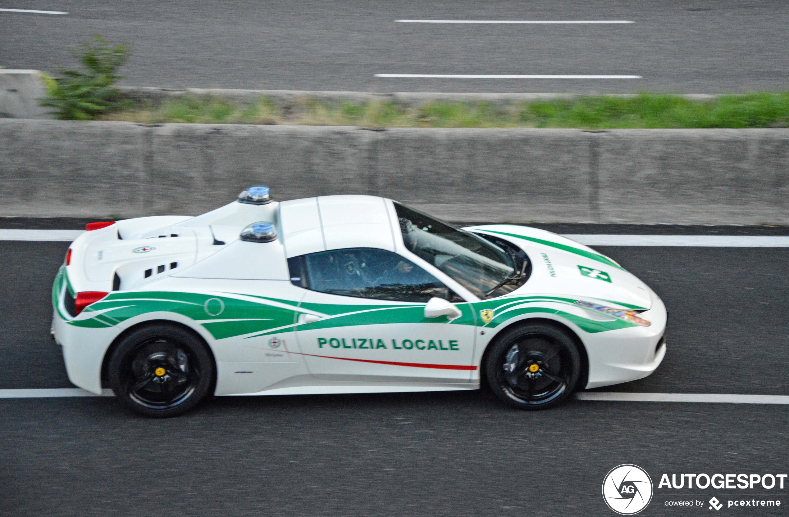 Ferrari 458 Spider Polizia Locale