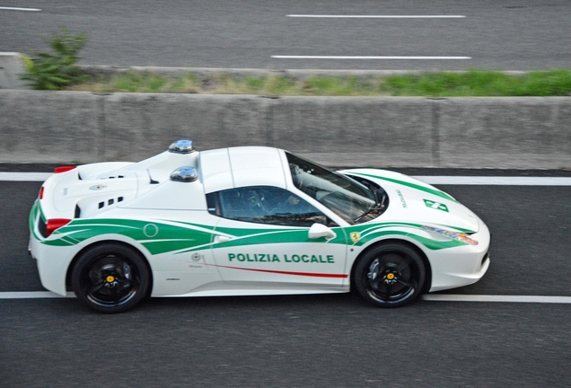 Ferrari 458 Spider Polizia Locale