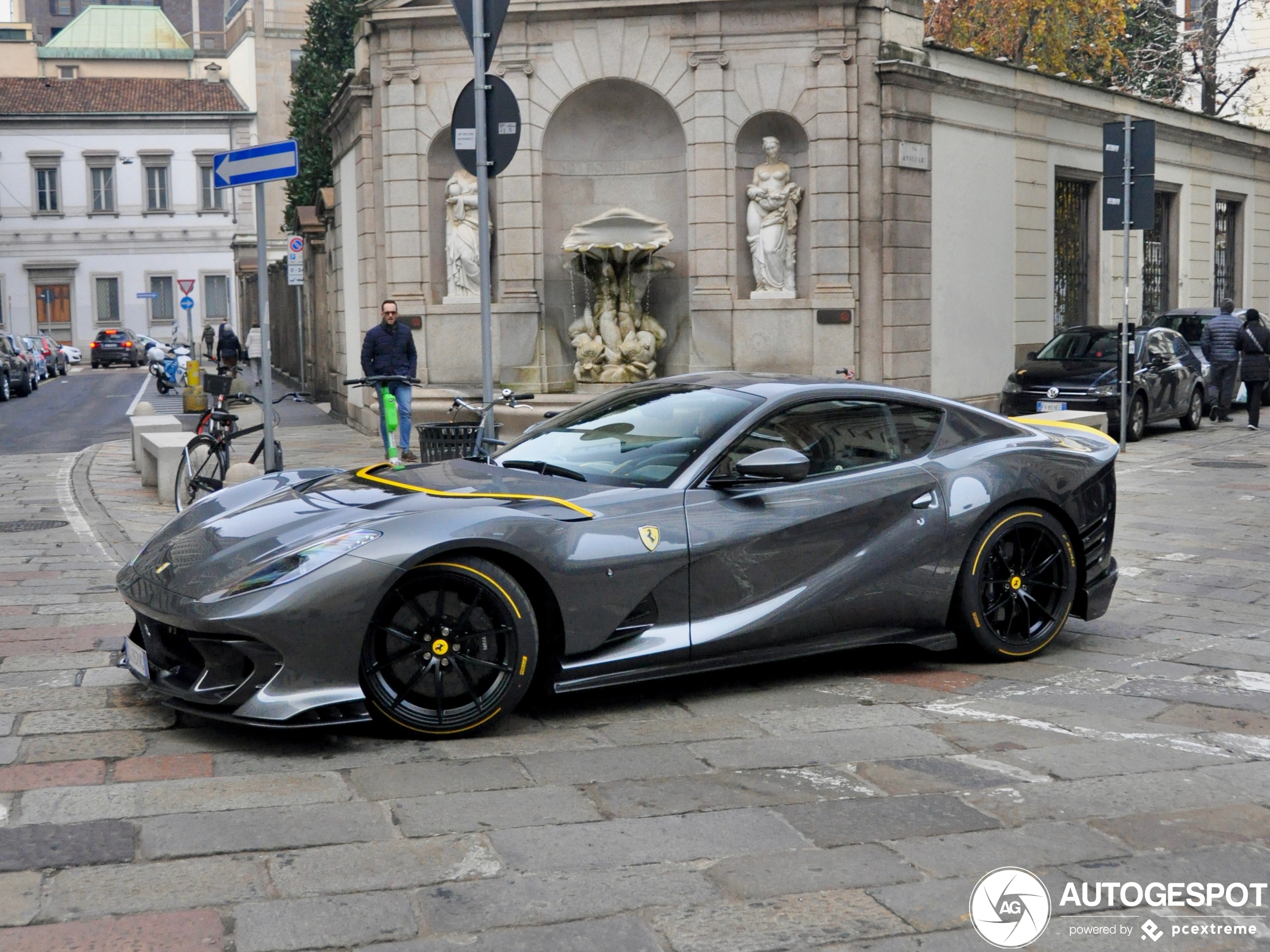 First Italian Ferrari 812 Competizione spotted