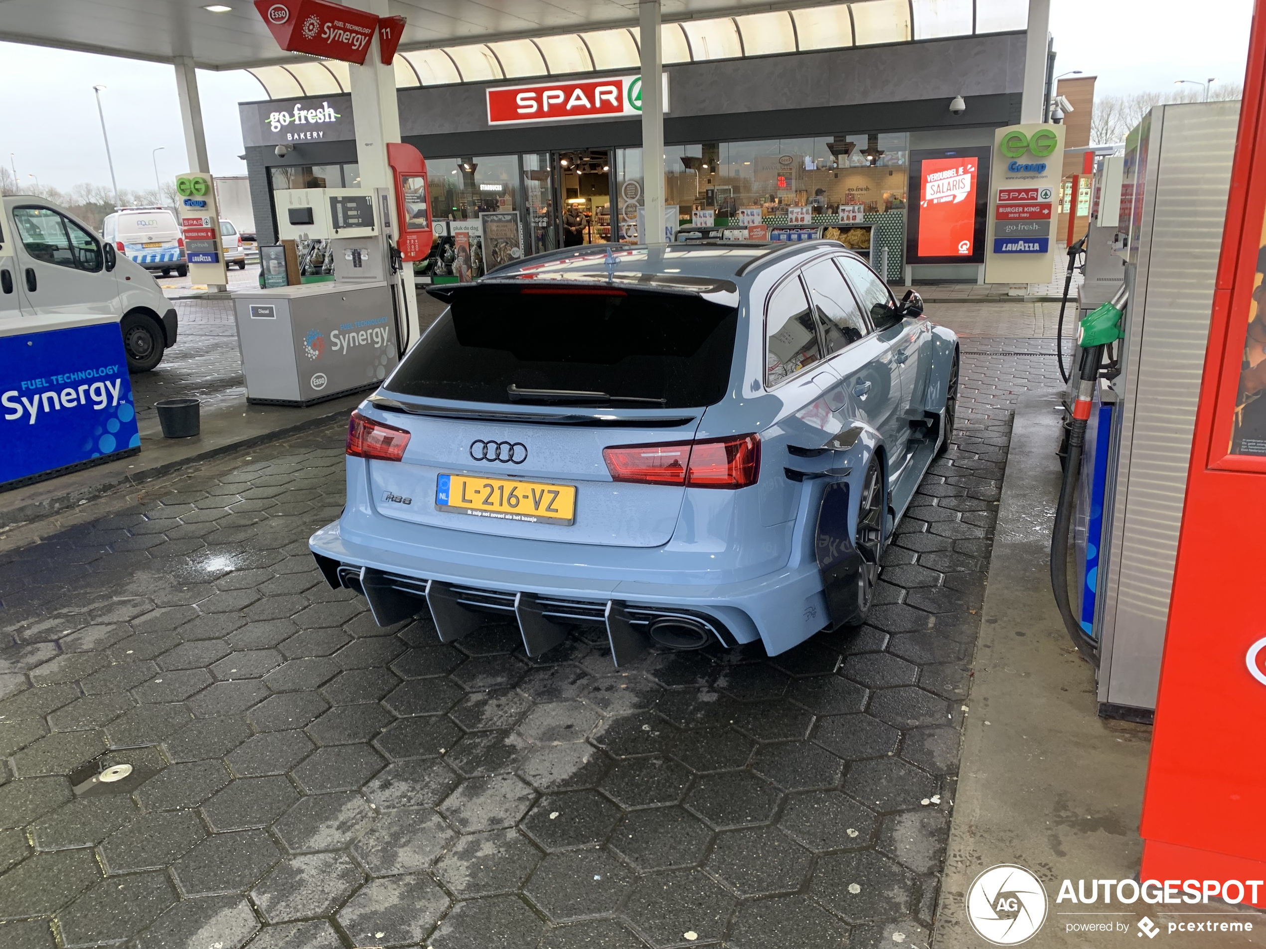 De extreme Audi RS6 van Don de Jong gespot