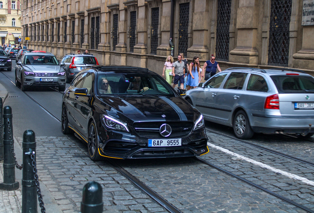 Mercedes-AMG CLA 45 Shooting Brake X117 Yellow Night Edition