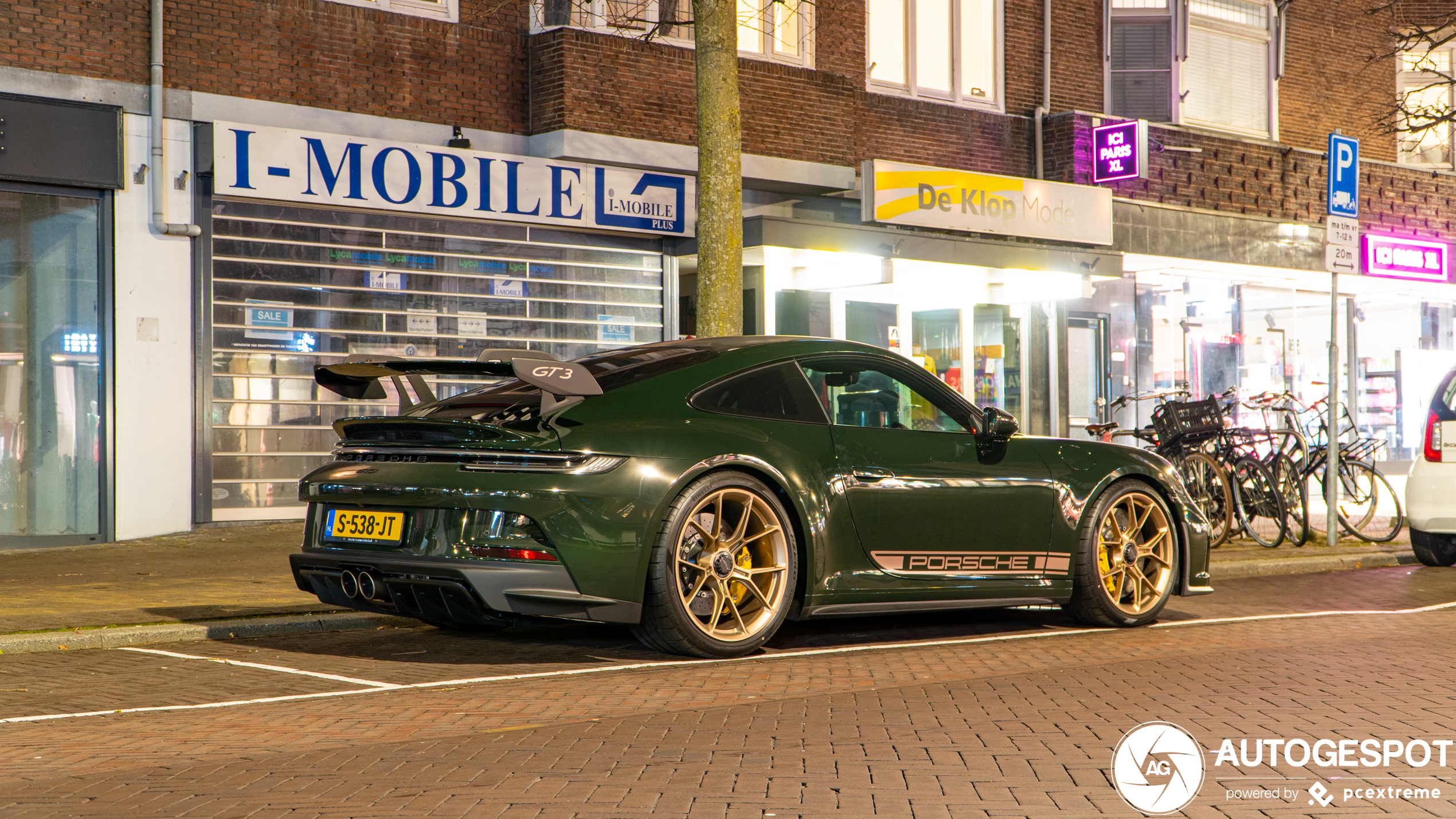 Nachtelijke fotoshoot met Porsche GT3