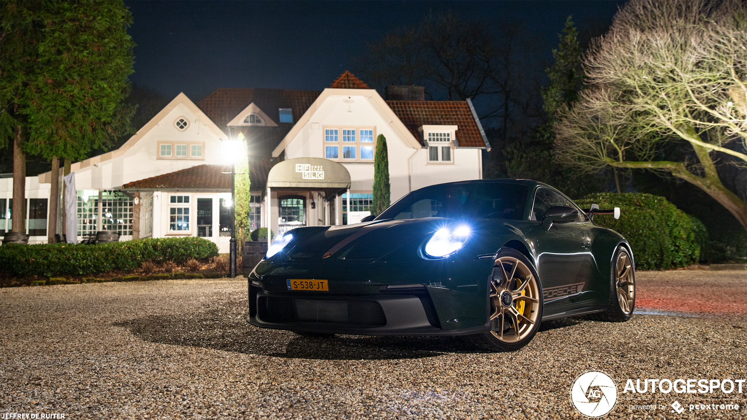 Nachtelijke fotoshoot met Porsche GT3