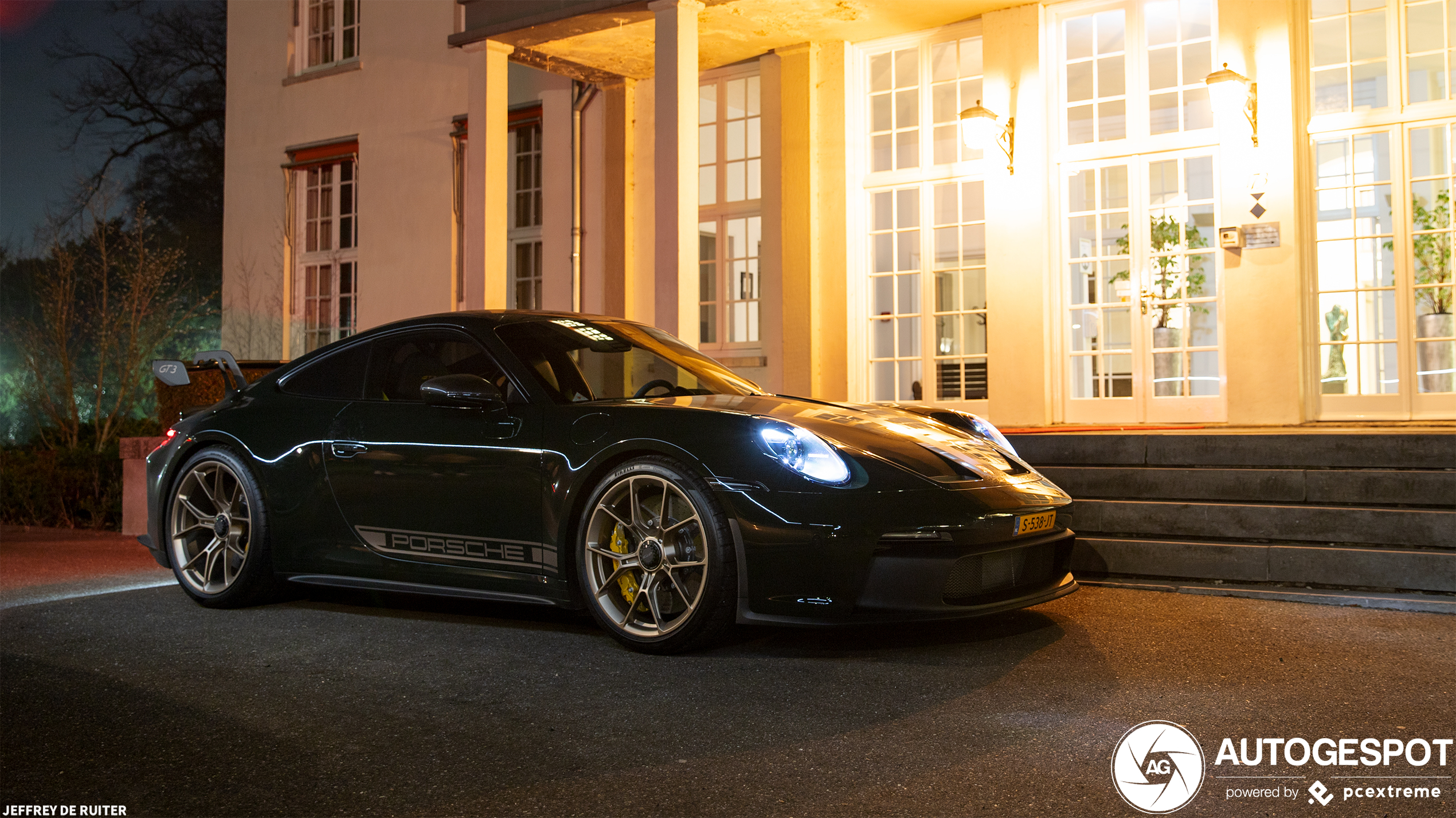 Nachtelijke fotoshoot met Porsche GT3