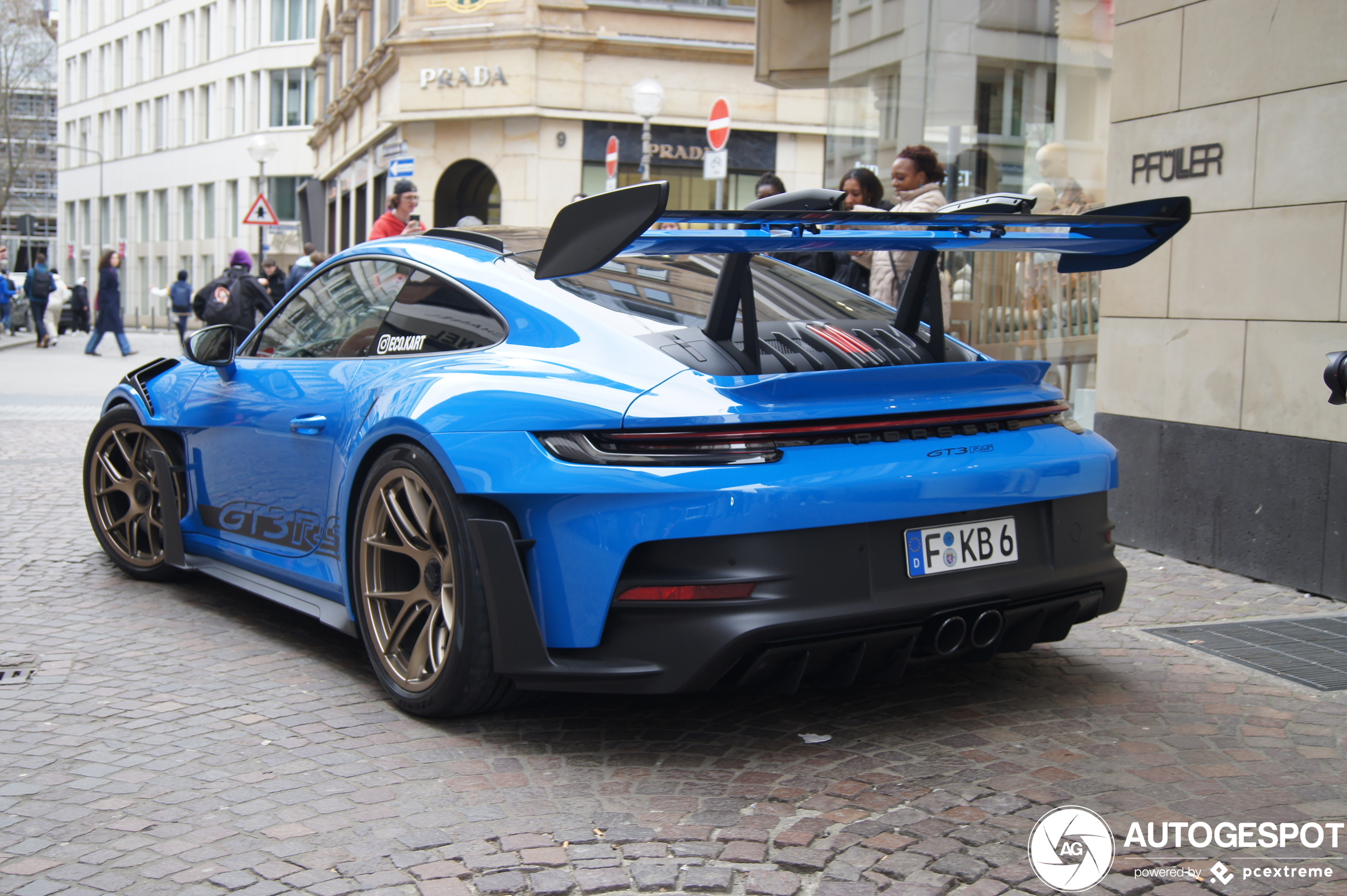 Porsche 992 GT3 RS heeft de grootste vleugel