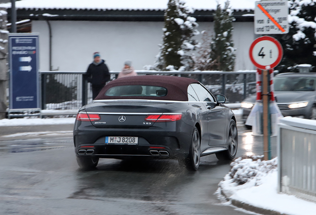 Mercedes-AMG S 63 Convertible A217 2018