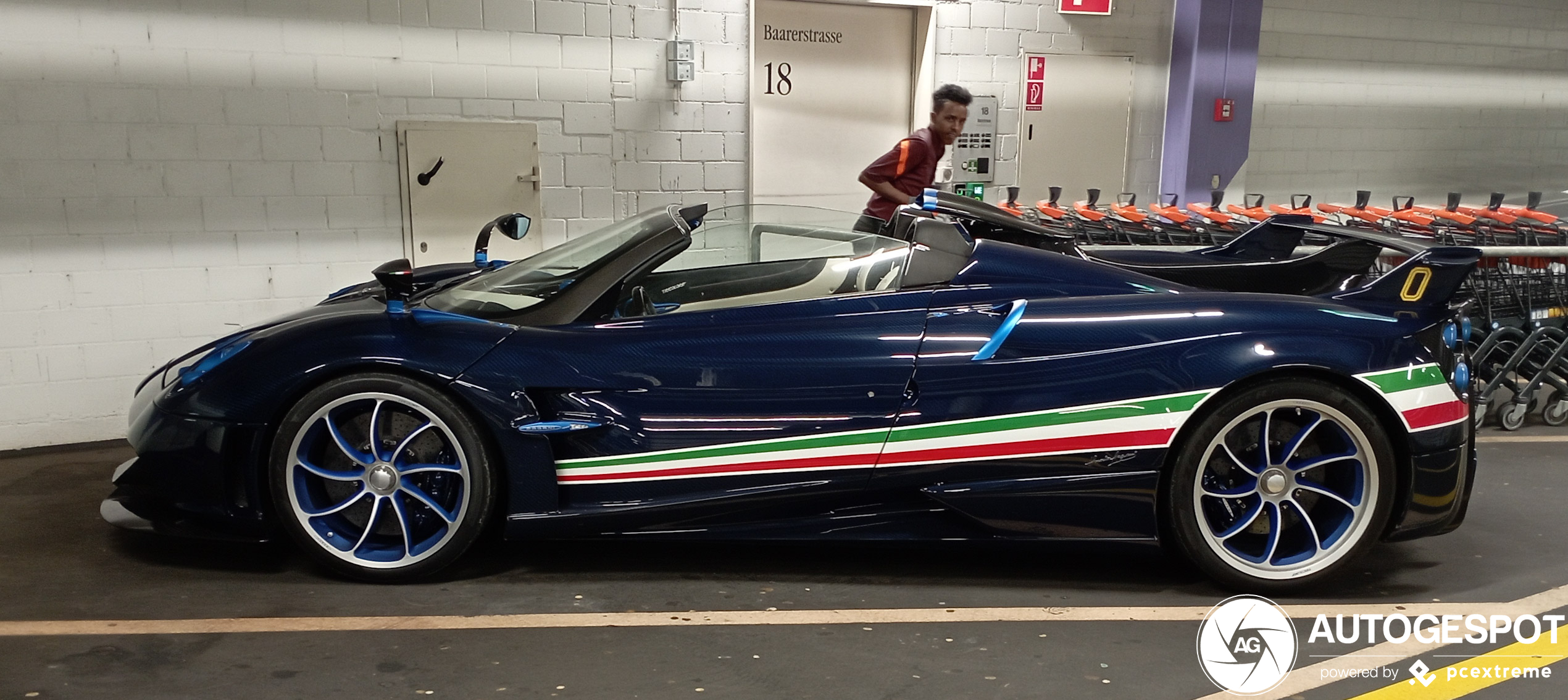 You can do groceries with the Pagani Huayra Tricolore