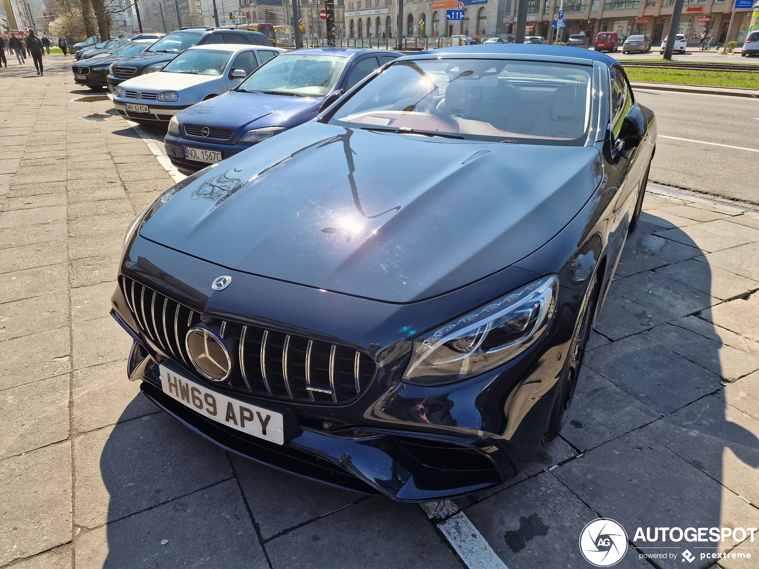 Mercedes-AMG S 63 Convertible A217 2018