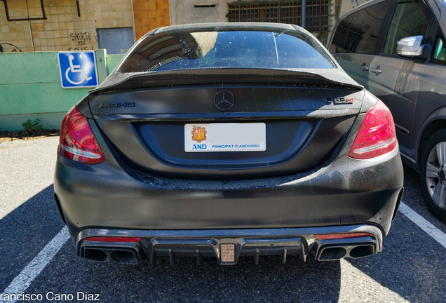 DIFFUSEUR MERCEDES CLASSE C W205 C63 BRABUS AMG