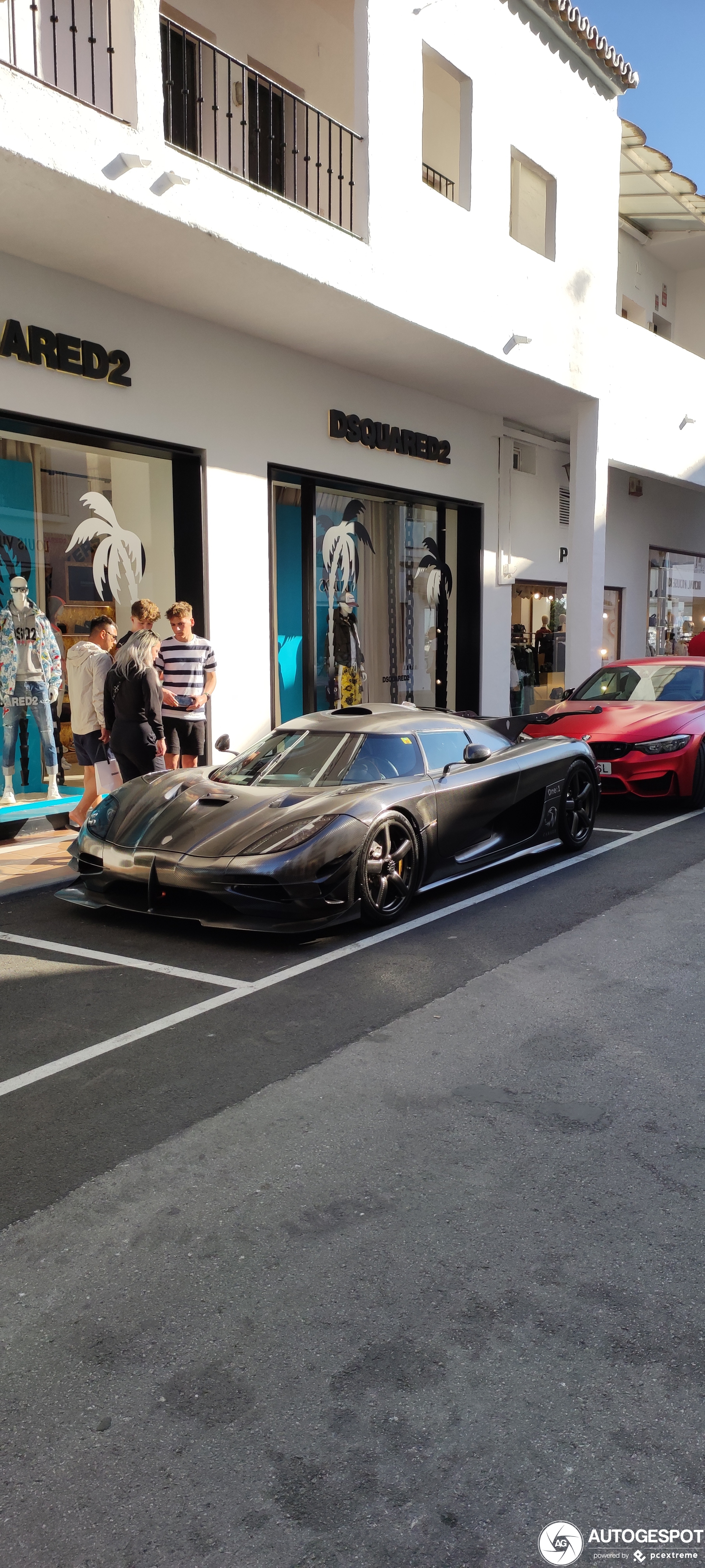 Koenigsegg One:1 trekt de aandacht in Marbella