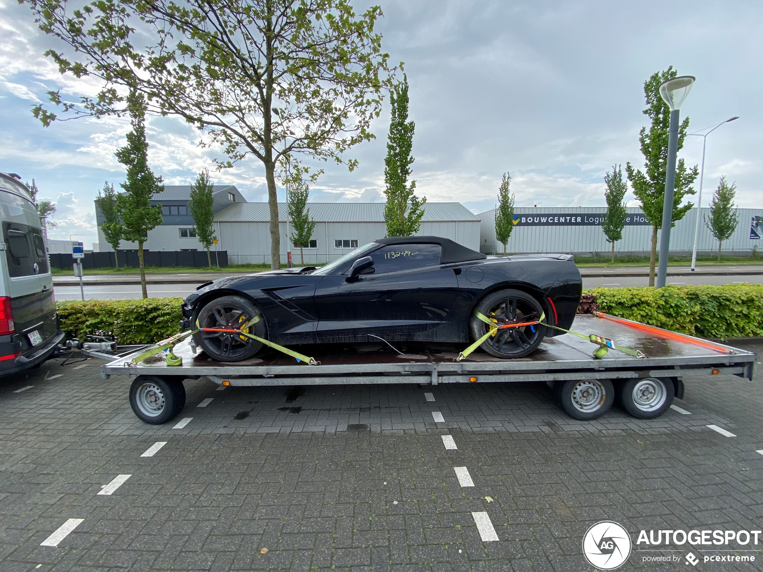 Het einde van de weg voor deze Corvette